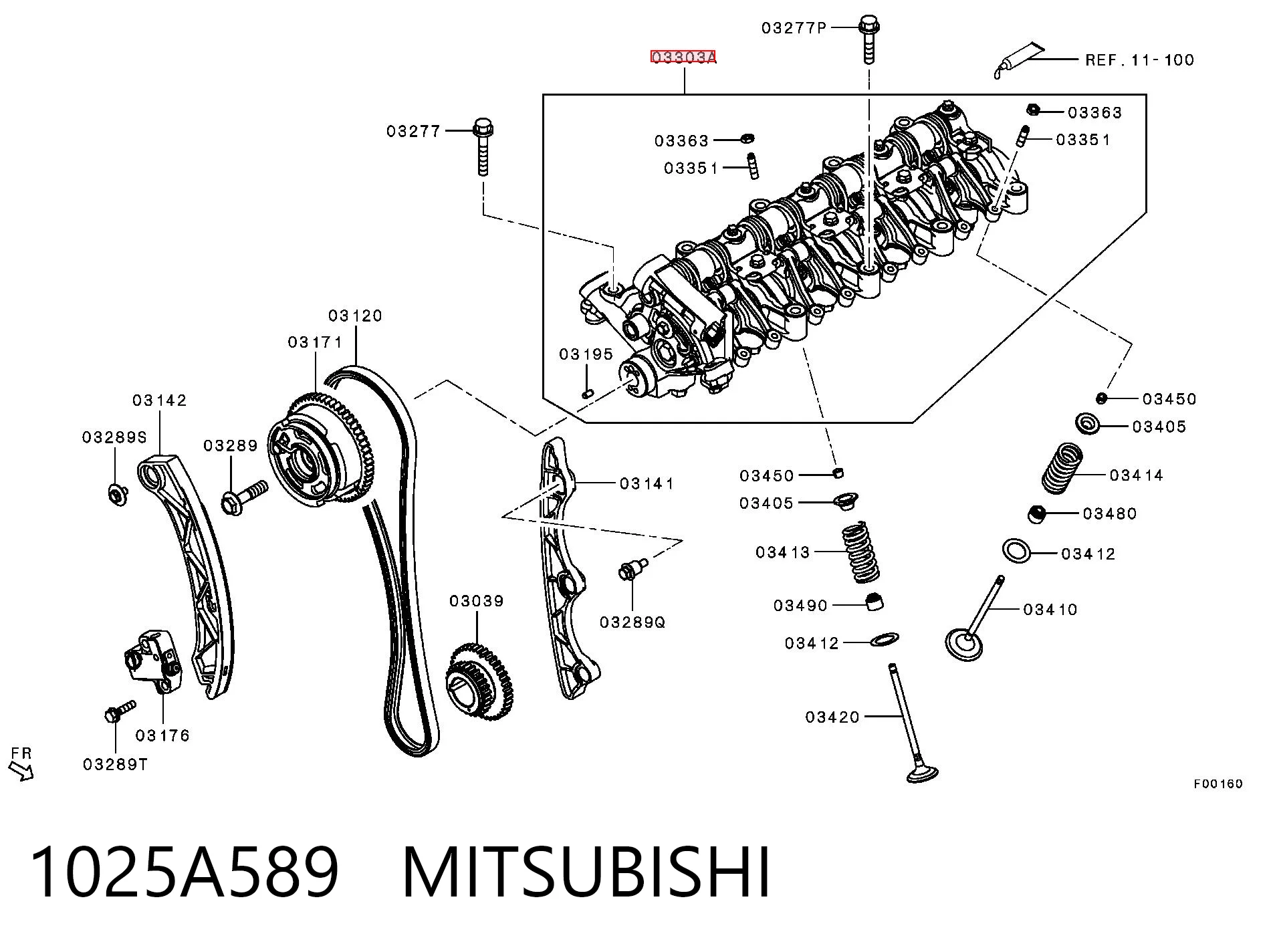1025A589 Mitsubishi 