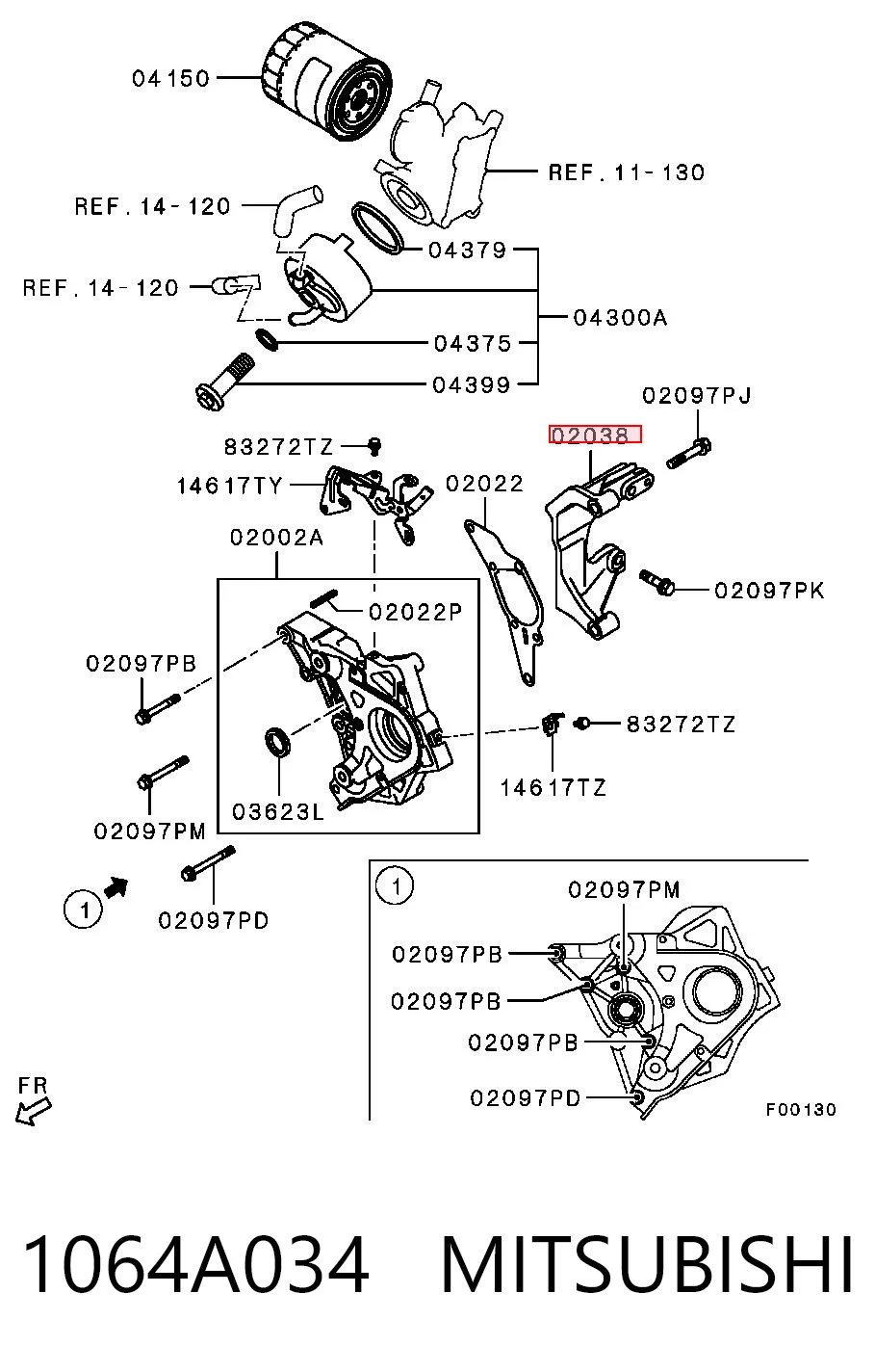 1064A034 Mitsubishi 