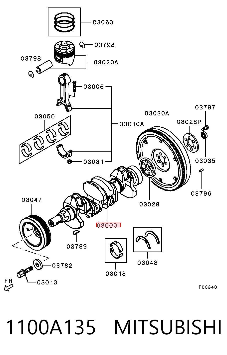 Колінчастий вал AND 3S105005