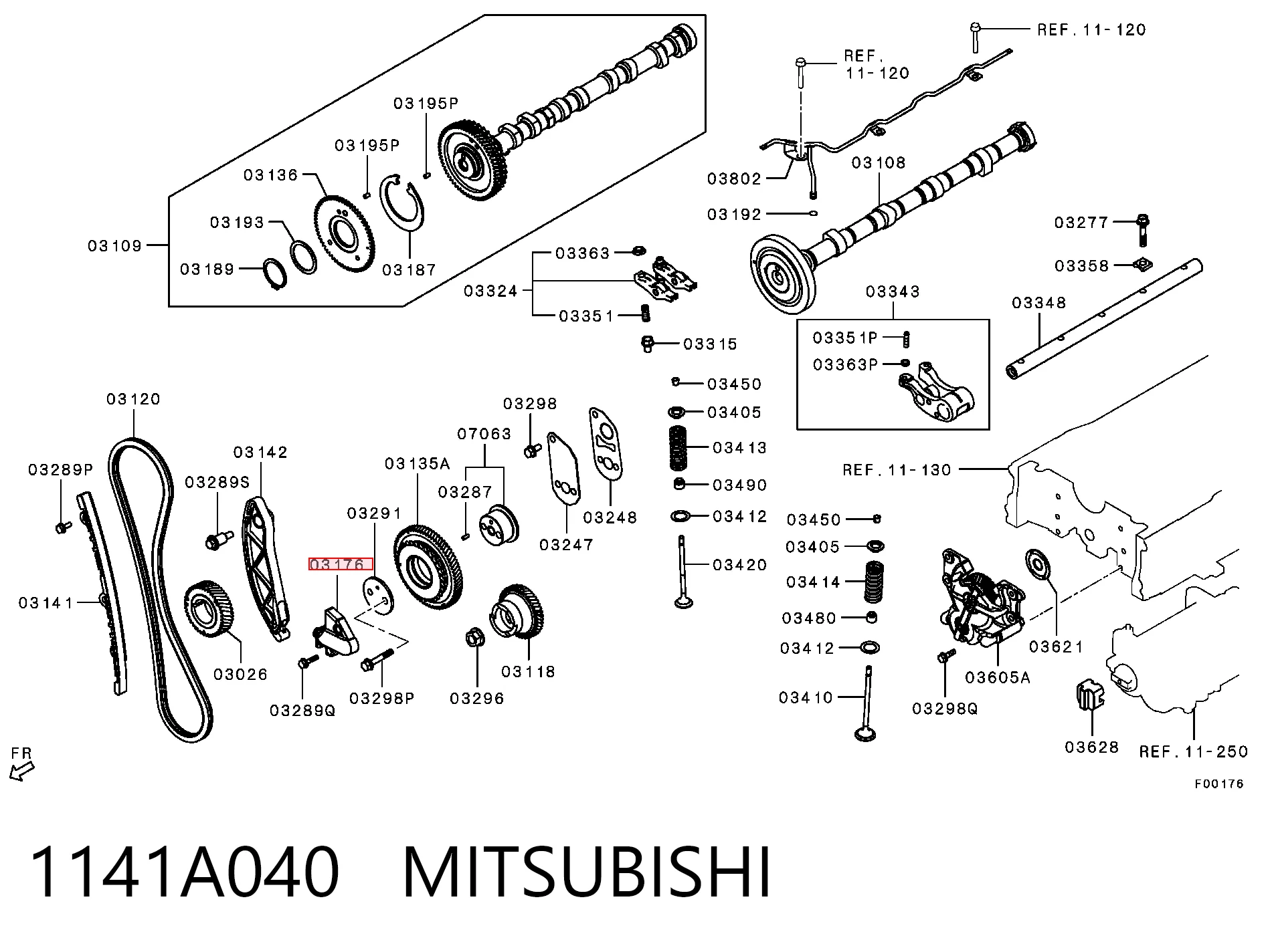 1141A040 Mitsubishi 