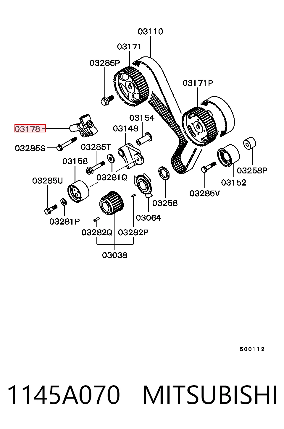 1145A070 Mitsubishi
