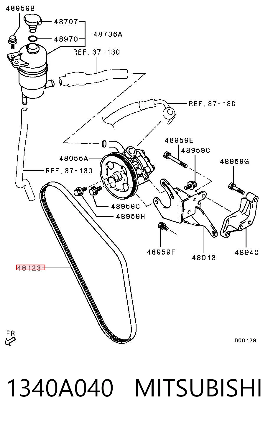 Купити JK6597A Ford Ремінь генератора