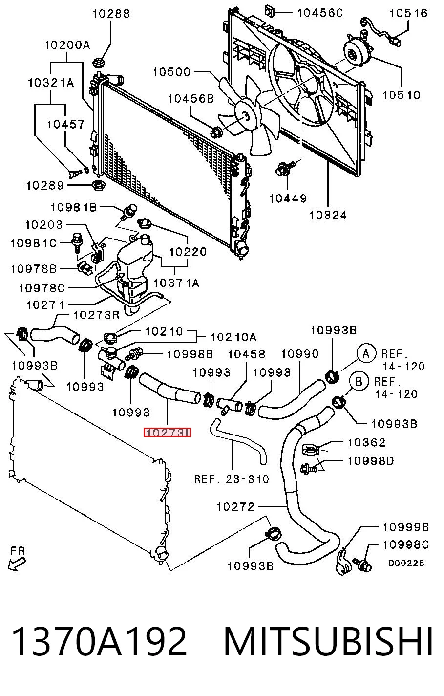 1370A192 Mitsubishi 