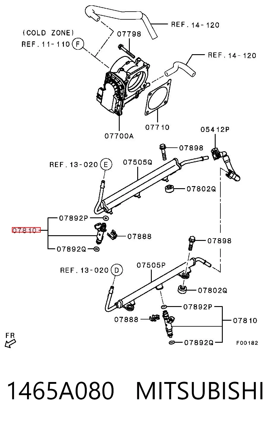 FJ971 Standard Форсунка вприску палива