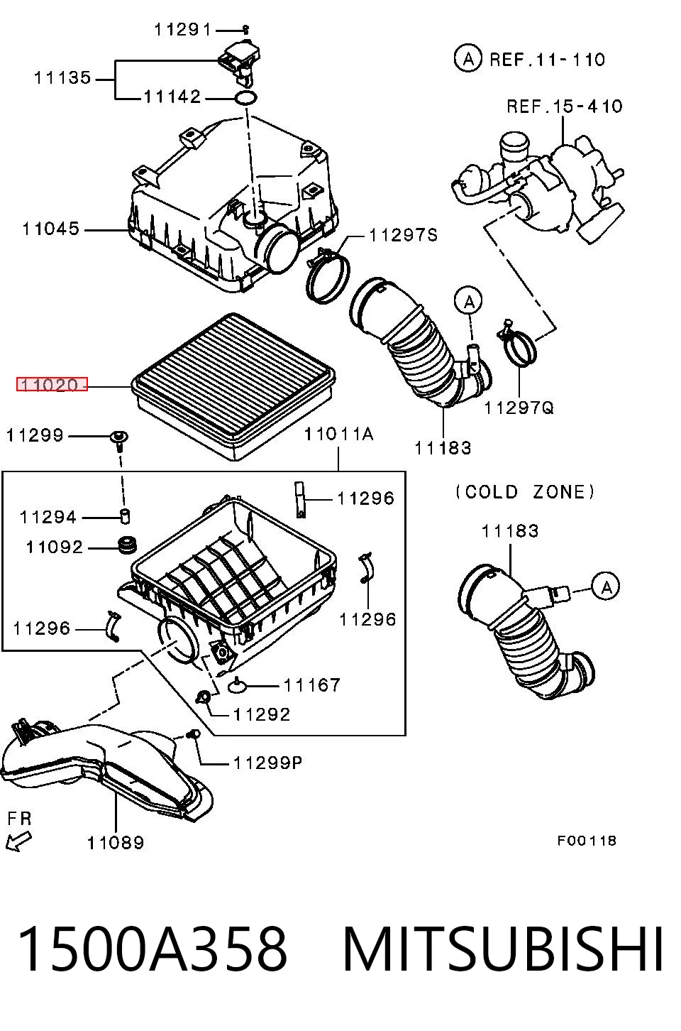 1500A358 Mitsubishi