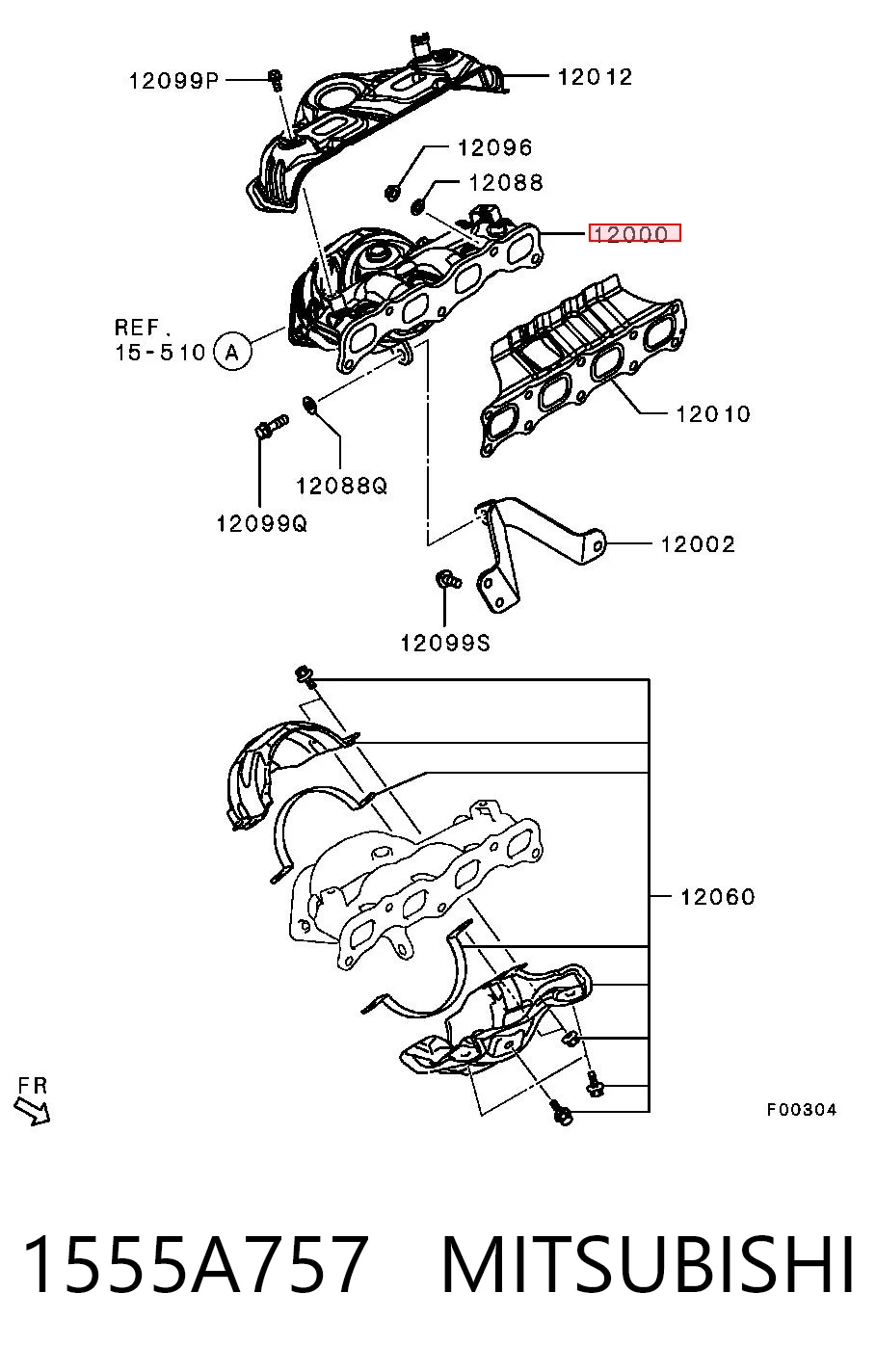 1555A757 Mitsubishi 