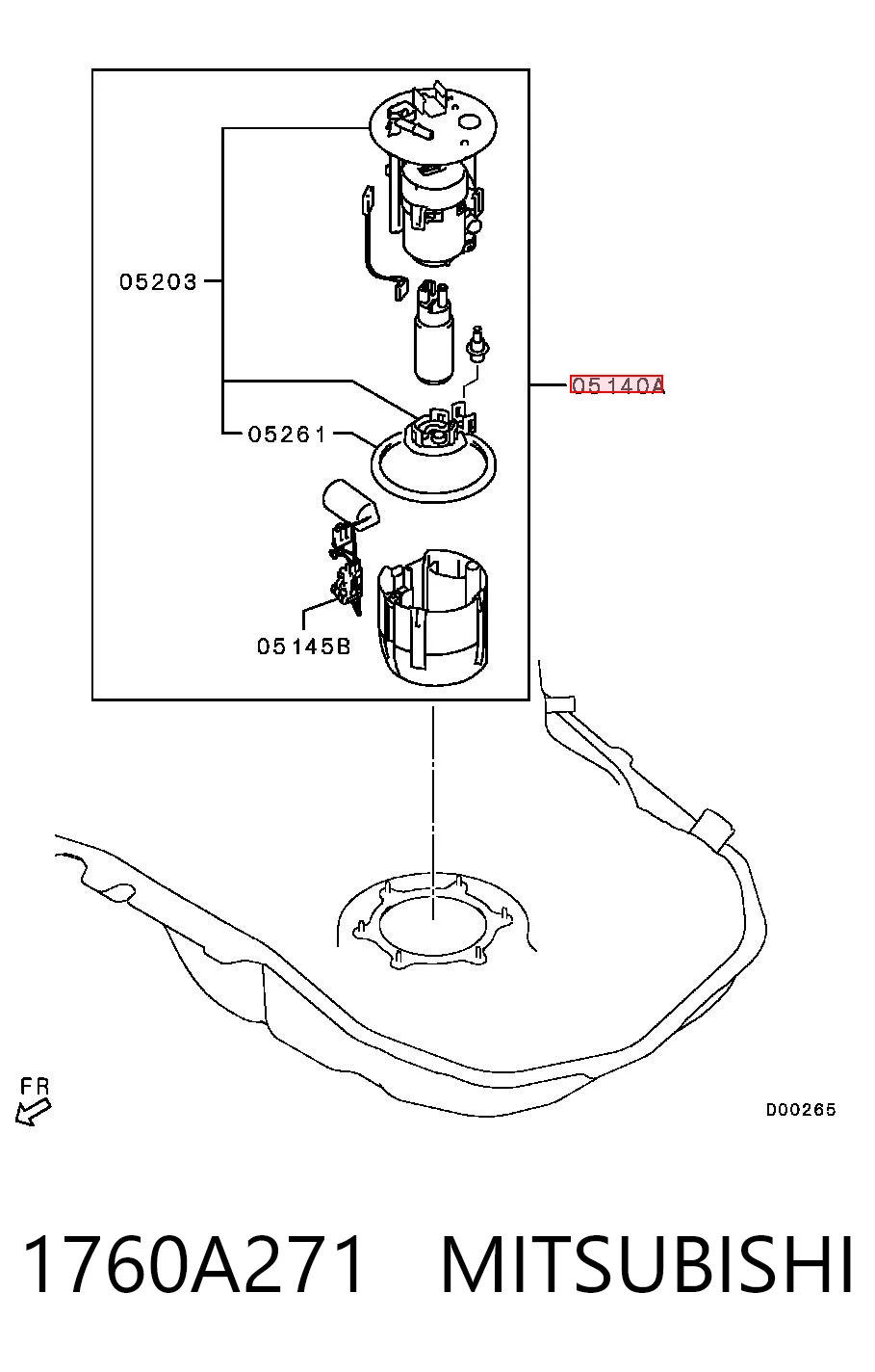 MAM00149 Magneti Marelli Електробензонасос
