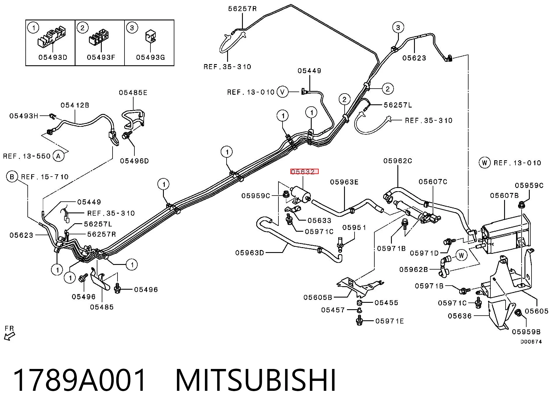 Фільтр палива на Mitsubishi Galant IX DJ, DM