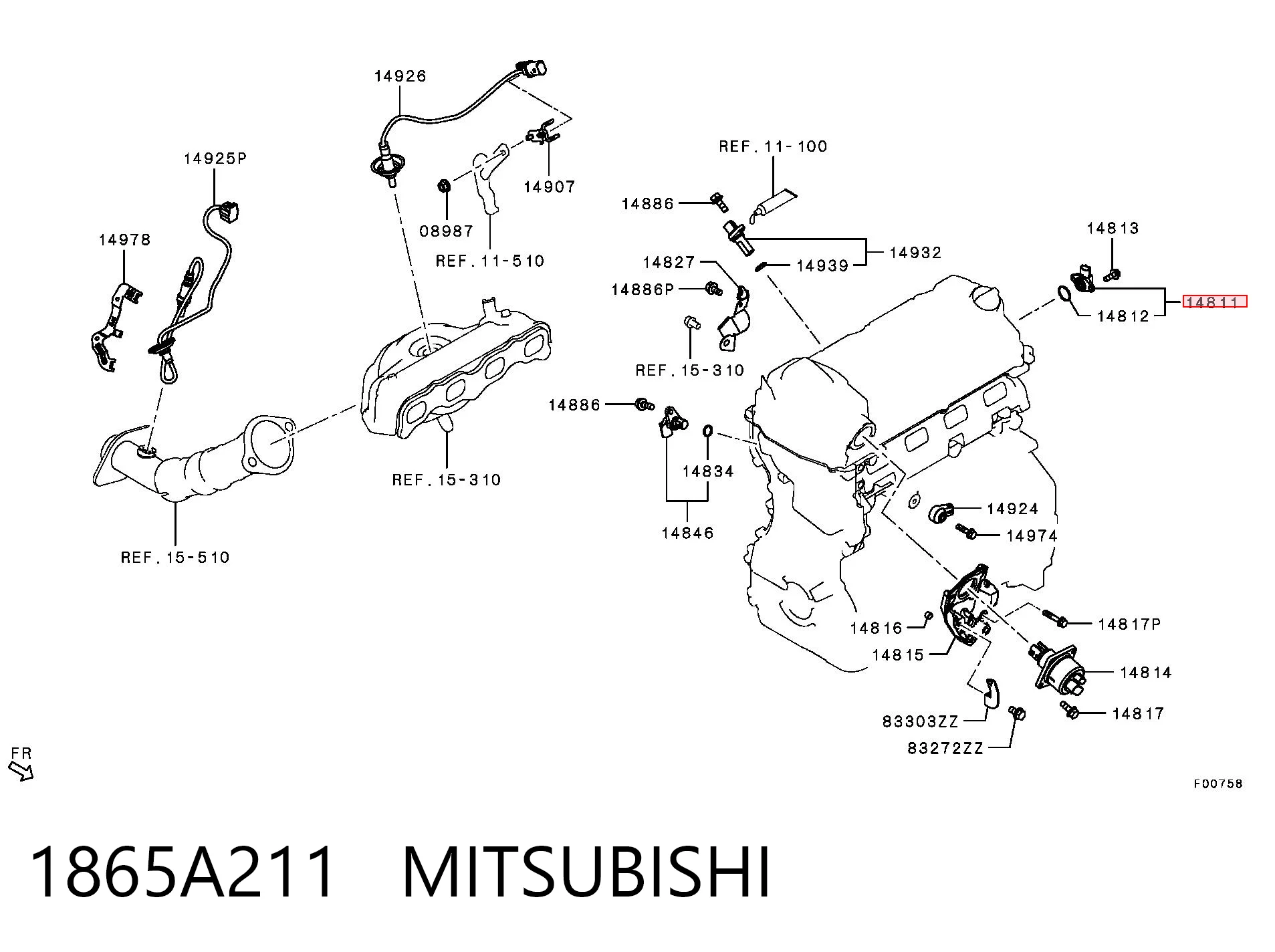 1865A211 Mitsubishi 