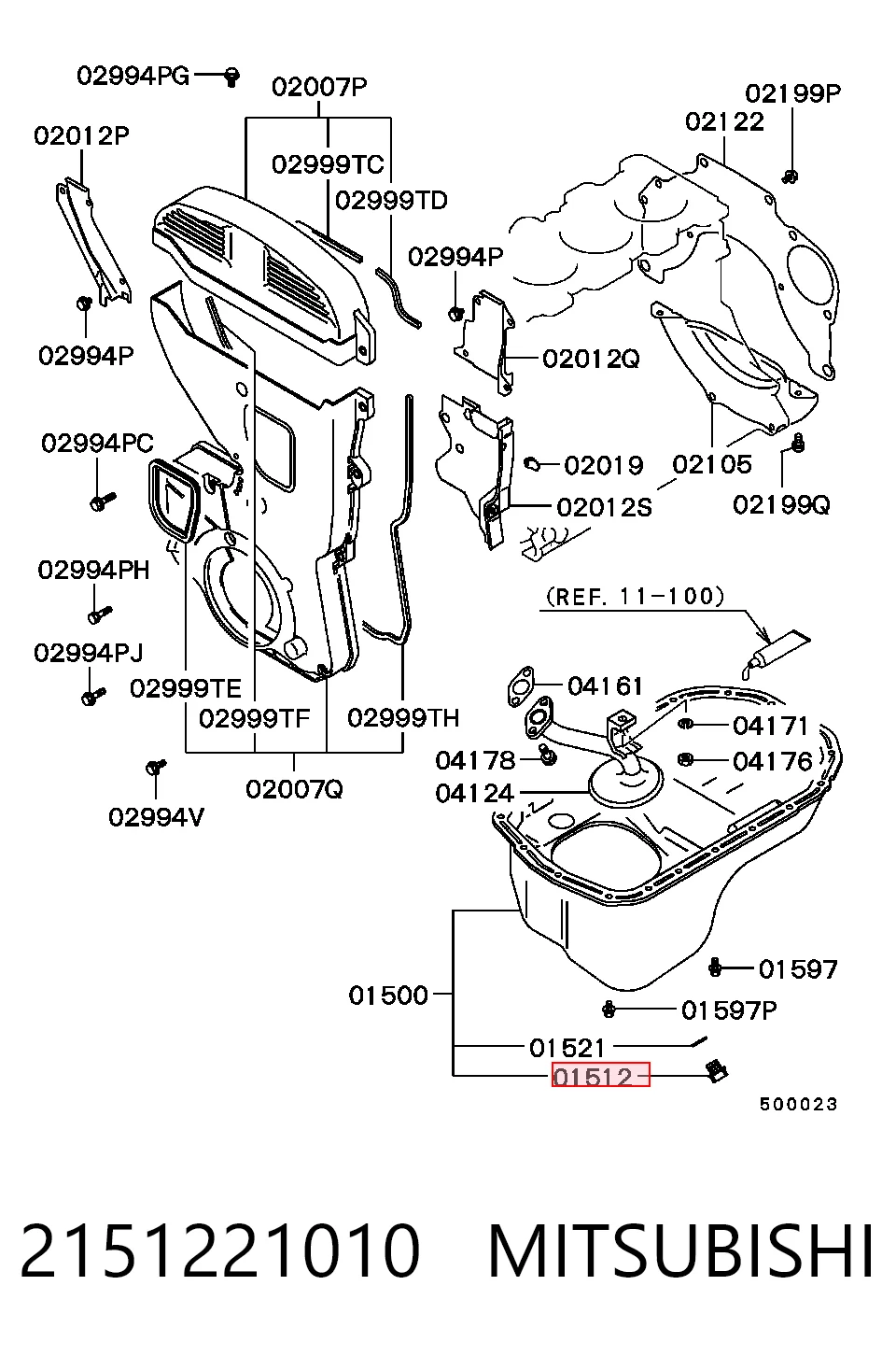 Пробка піддона двигуна B65710404A Mazda
