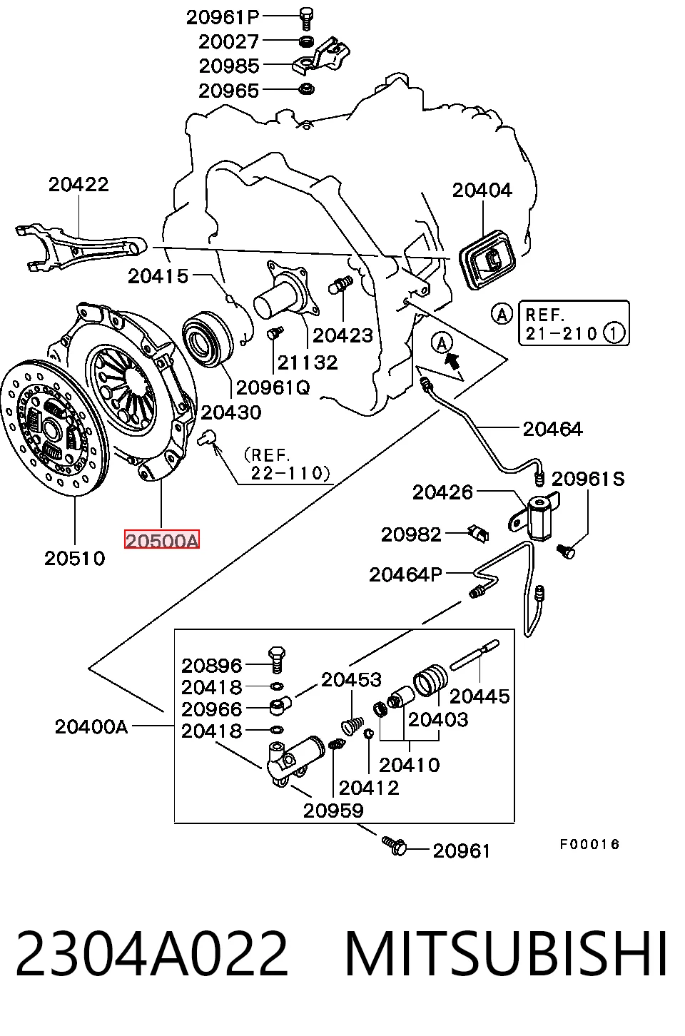 Пелюстковий кошик зчеплення Mitsubishi Outlander I позашляховик (CU) (2003 - 2008) ціна, від 63.10 USD
