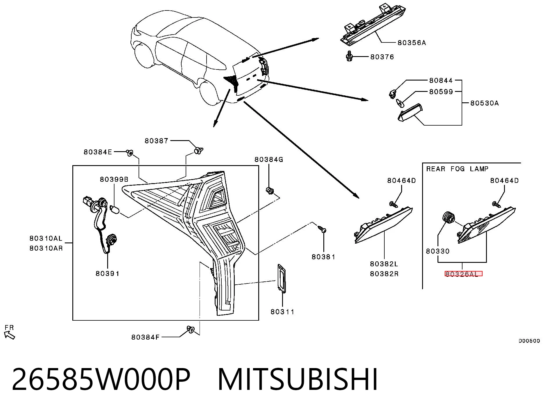 26585W000P Mitsubishi