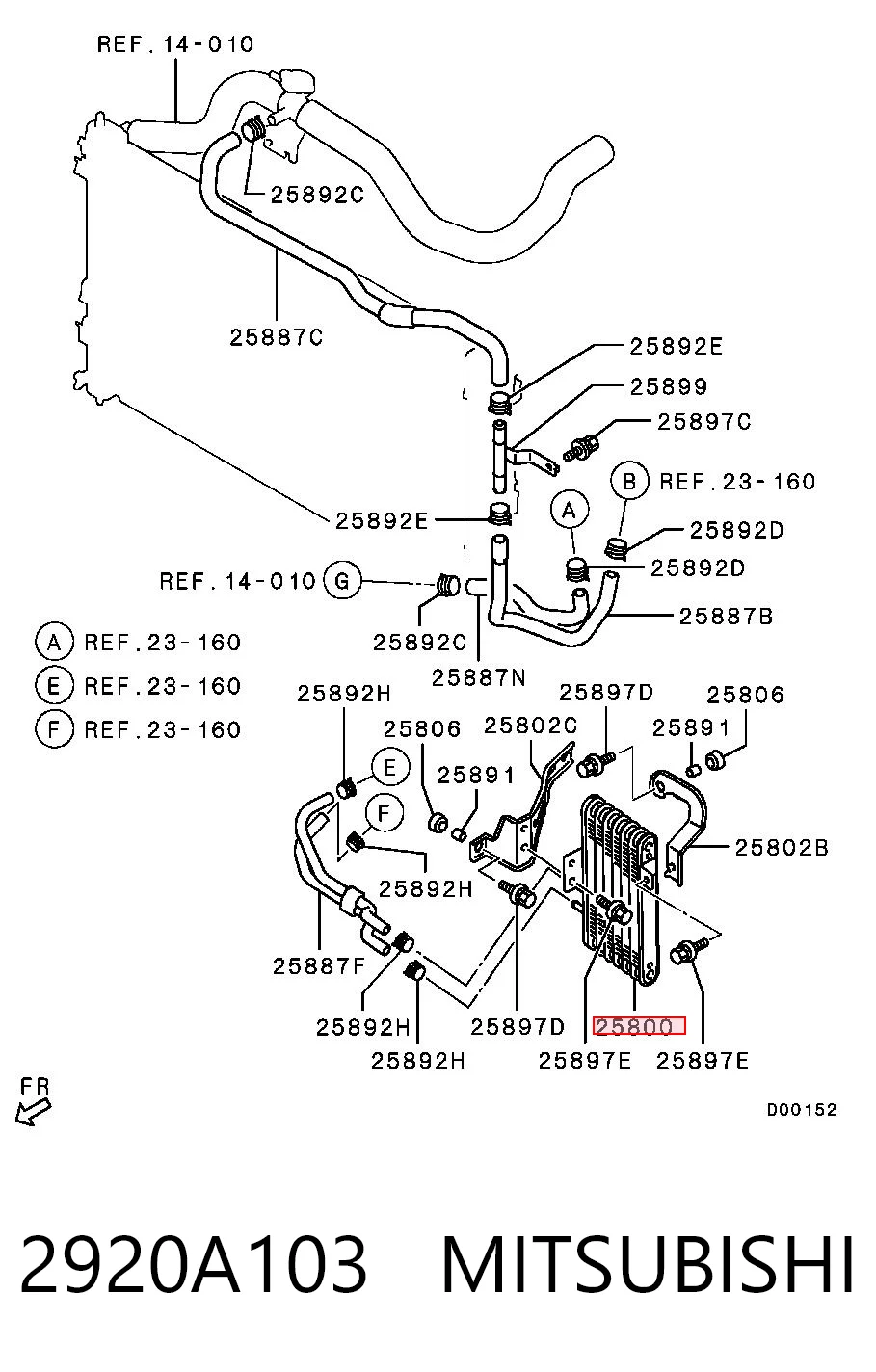 3S325003 AND Радіатор охолодження, АКПП