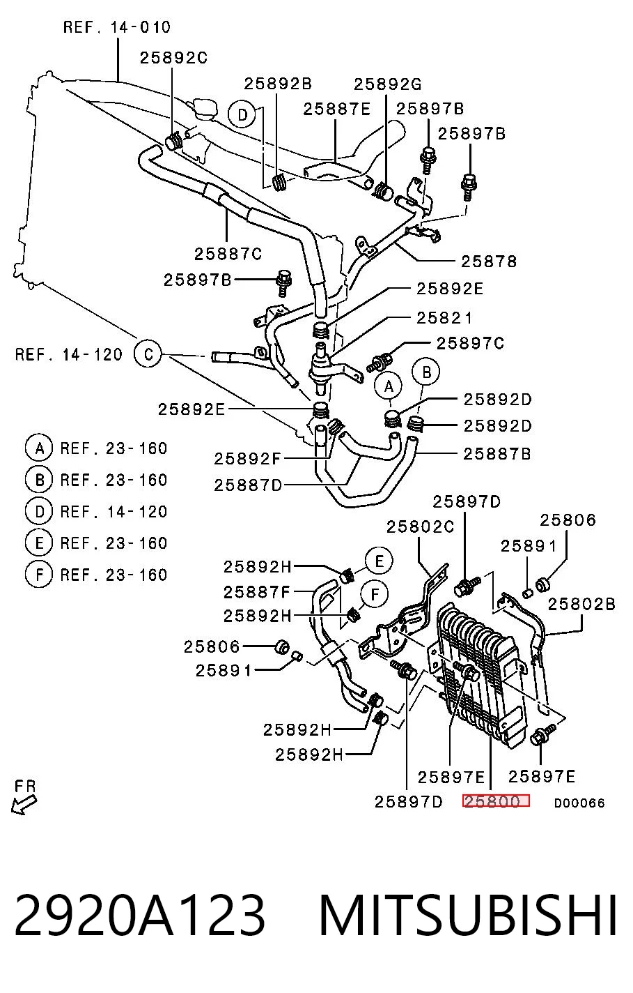 3S325002 AND Радіатор охолодження, АКПП