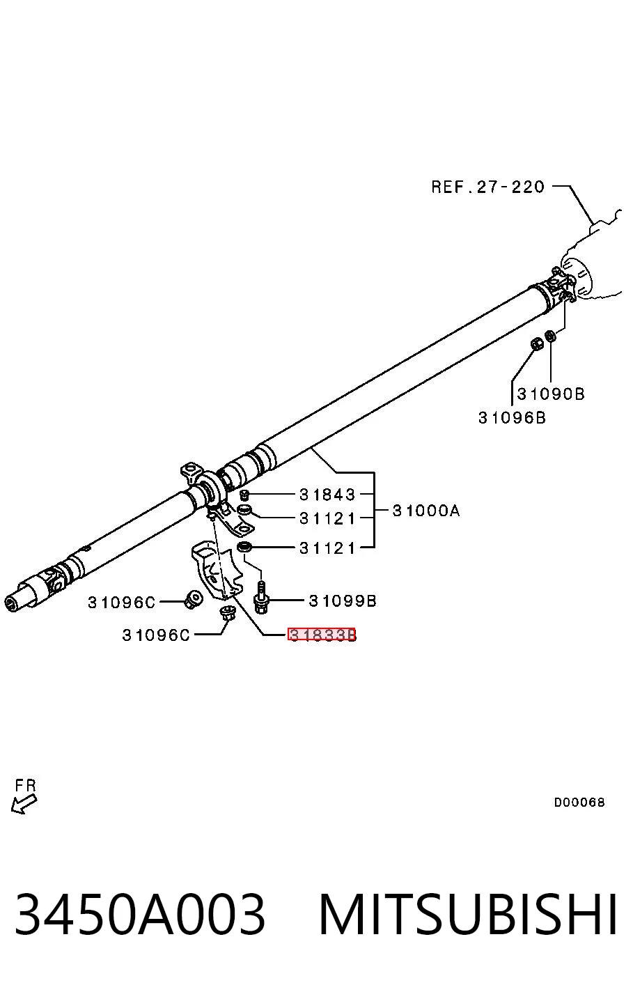 3450A003 Mitsubishi 