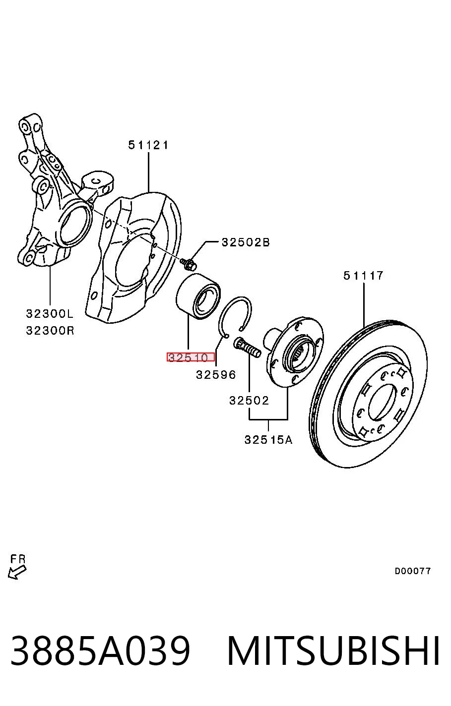 Підшипник ступиці 335096 Peugeot/Citroen