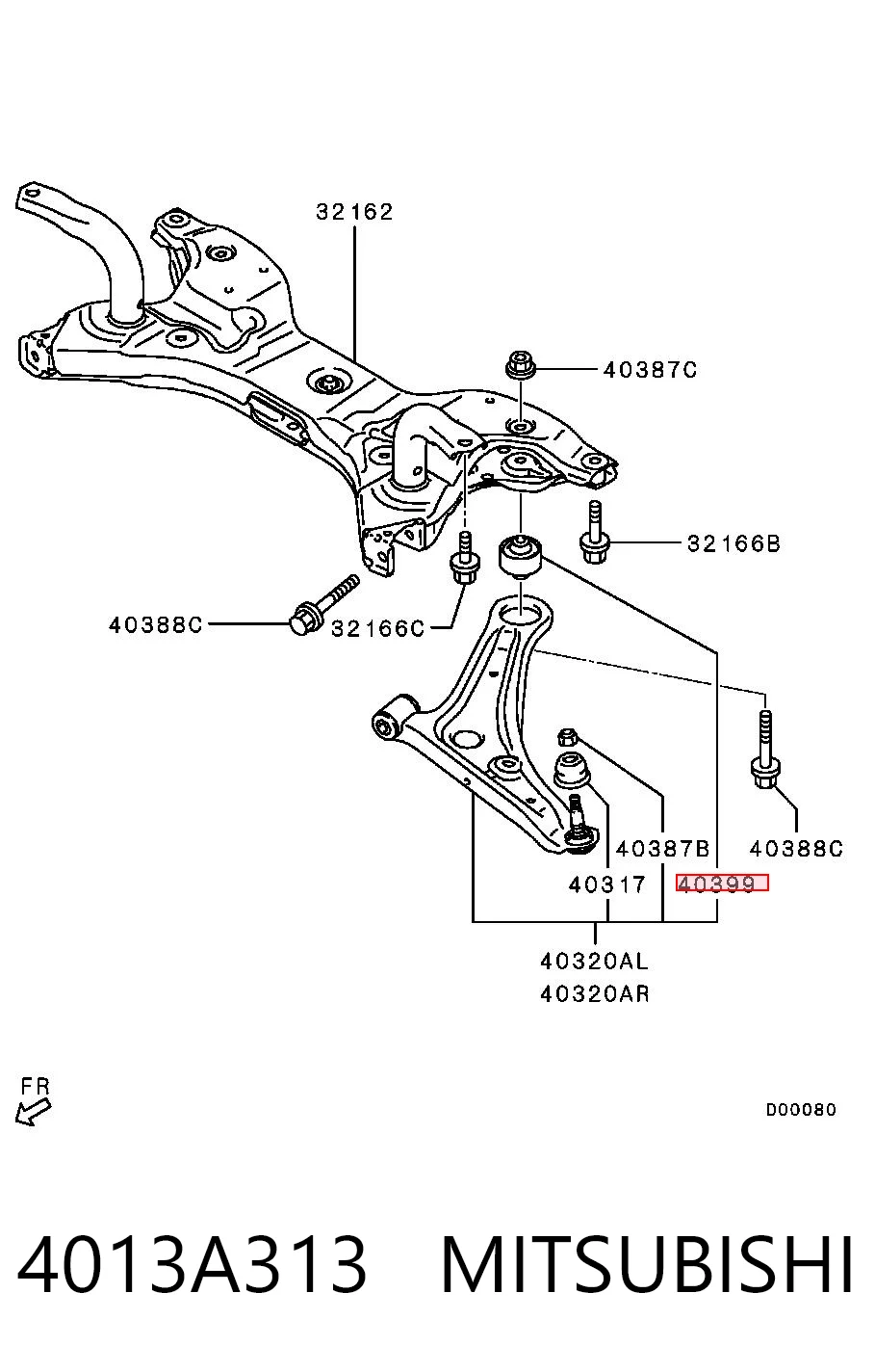 С/блок нижнього важеля Tenacity AAMMI1117