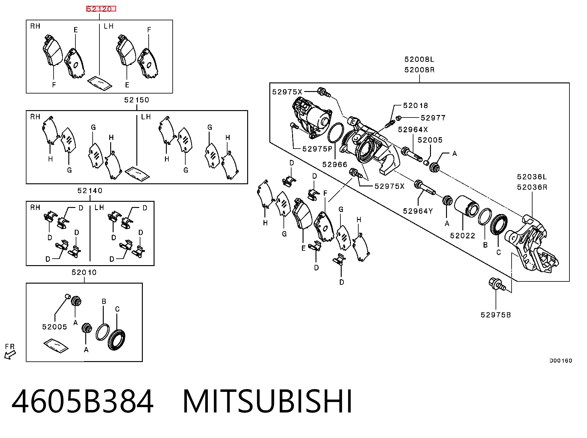 4605B384 Mitsubishi
