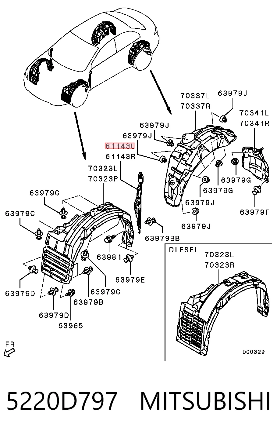 05220D797 Chrysler 
