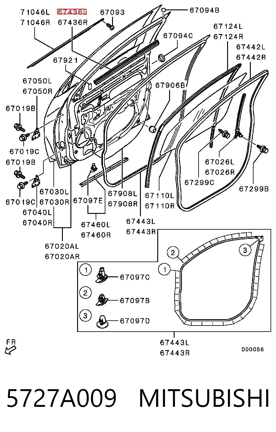 5727A009 Mitsubishi 