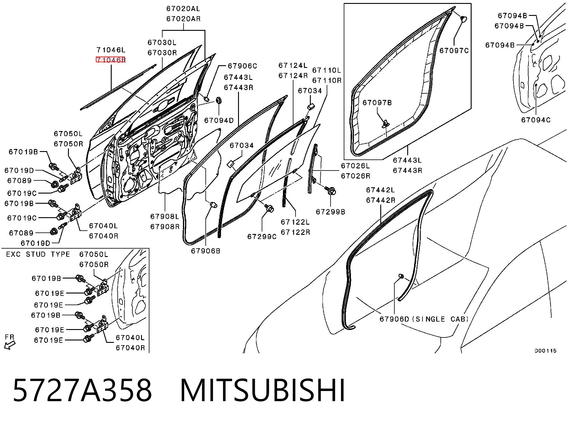 5727A358 Mitsubishi 