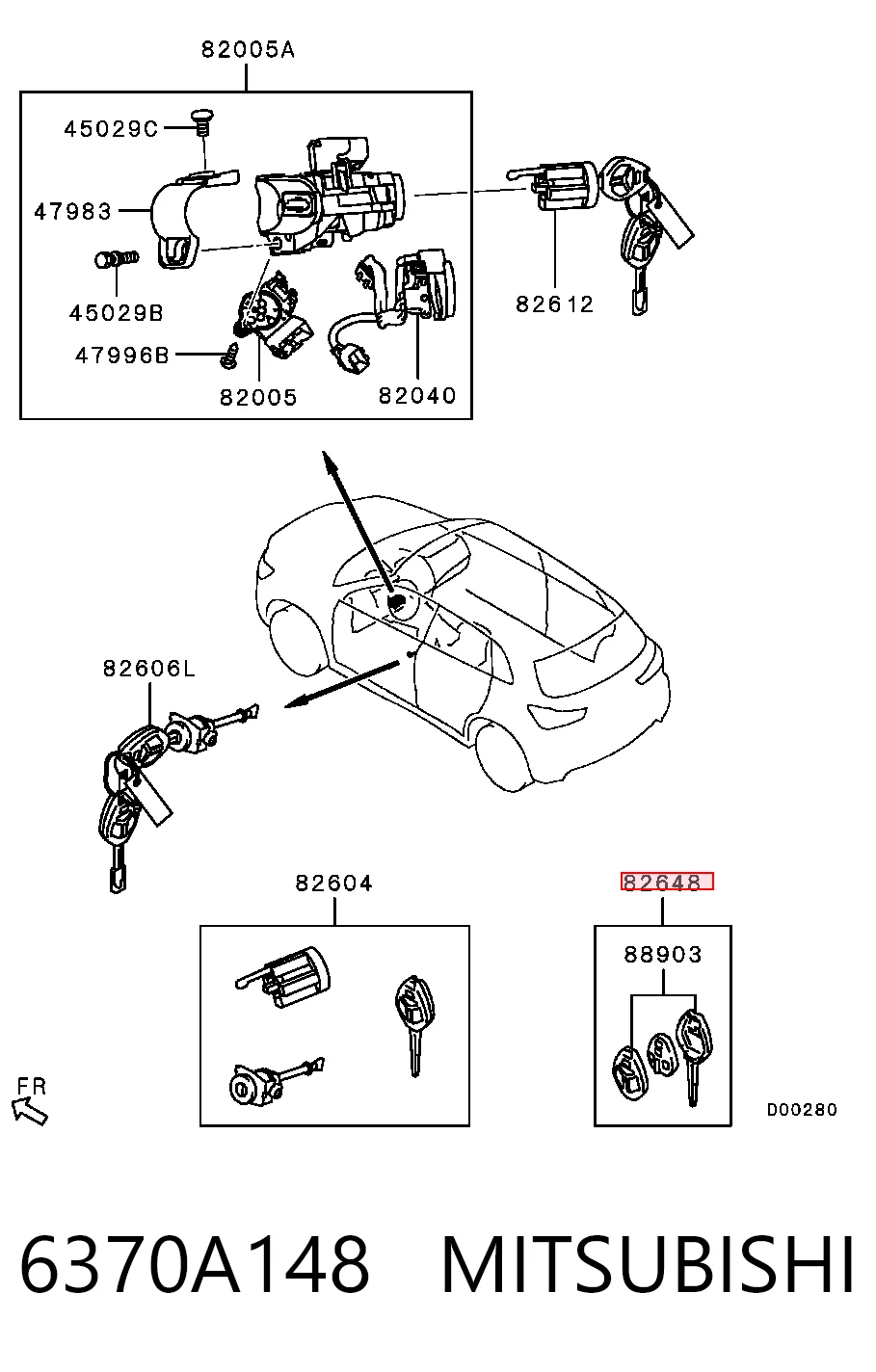 6370A148 Mitsubishi 