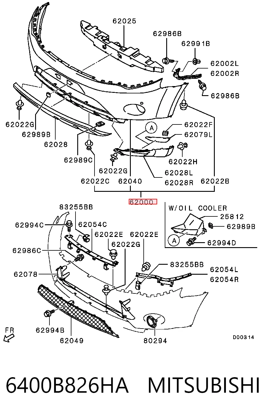 526607 Polcar Бампер передній в зборі