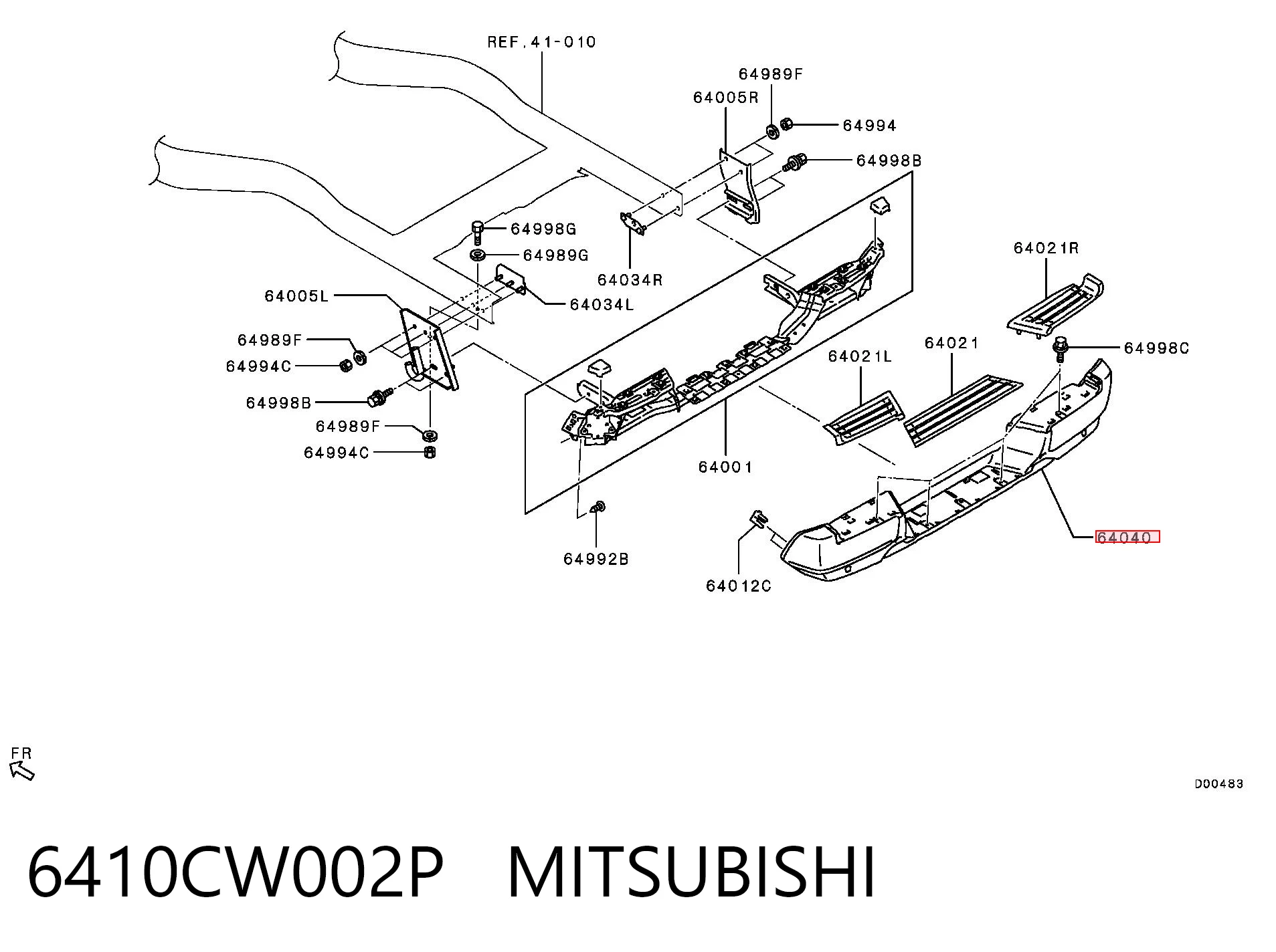 6410CW002P Mitsubishi