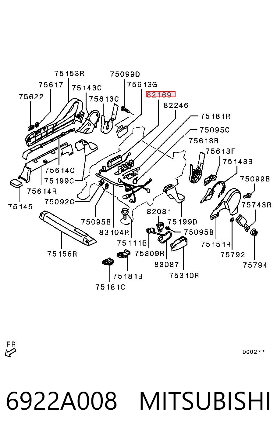 6922A008 Mitsubishi 