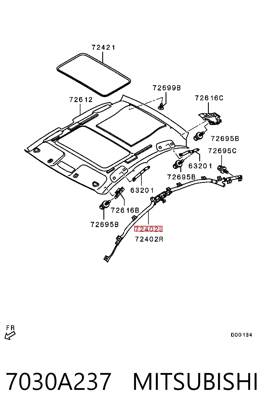 7030A081 Chrysler Датчик подушки безпеки