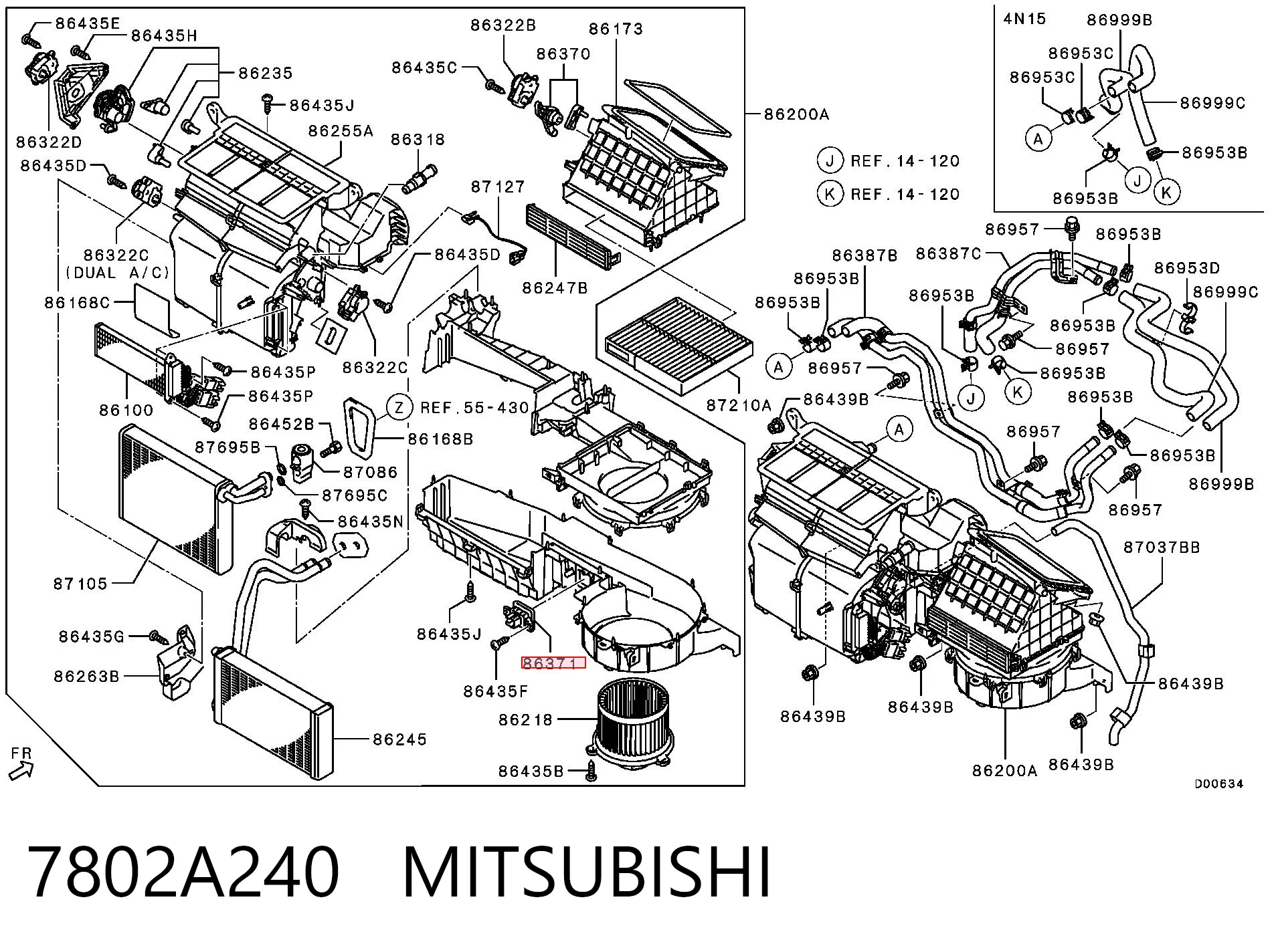7802A240 Chrysler Регулятор оборотів пічки
