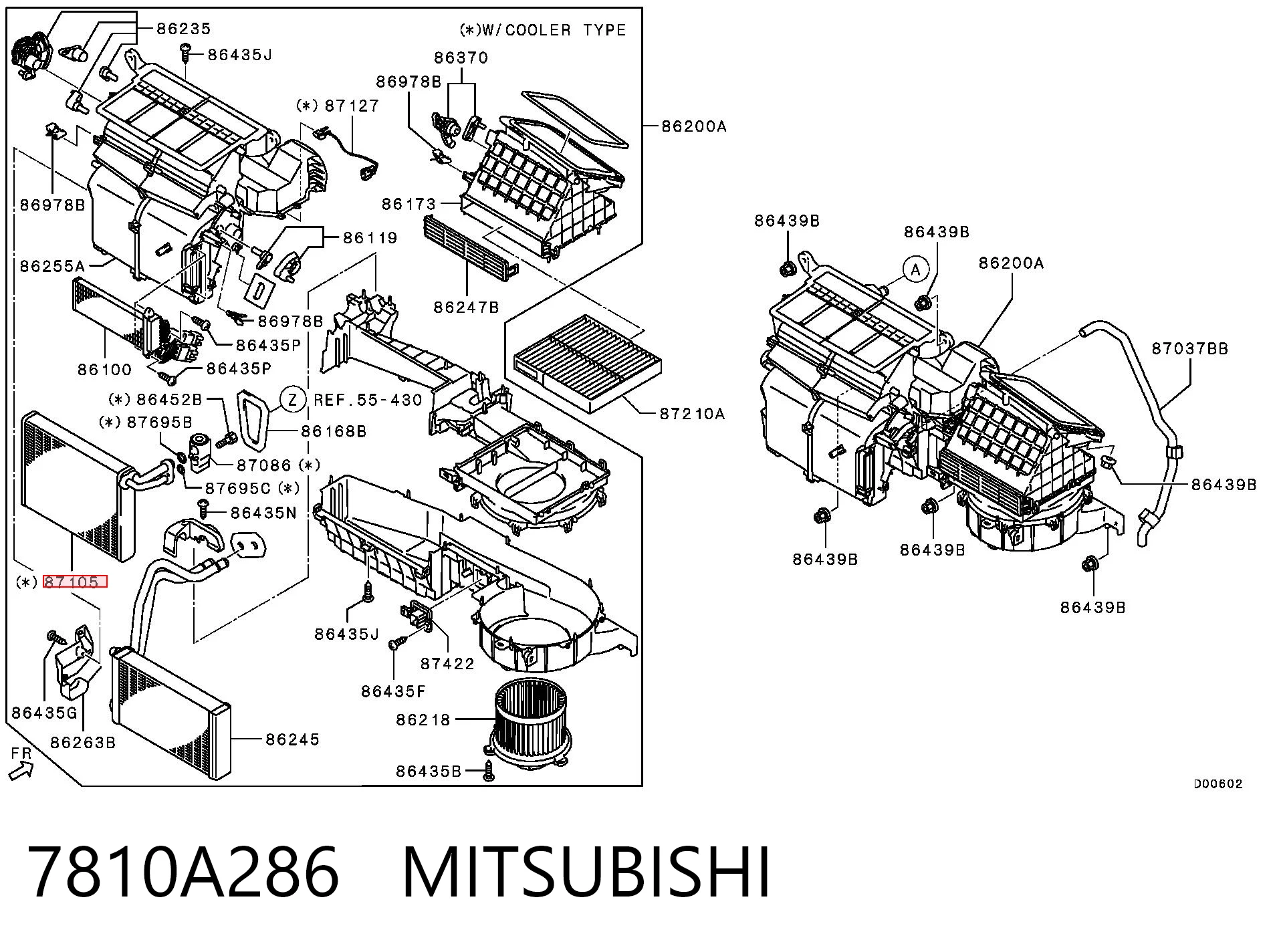 Охолоджувач повітря на Mitsubishi L 200 V KJ, KK, KL