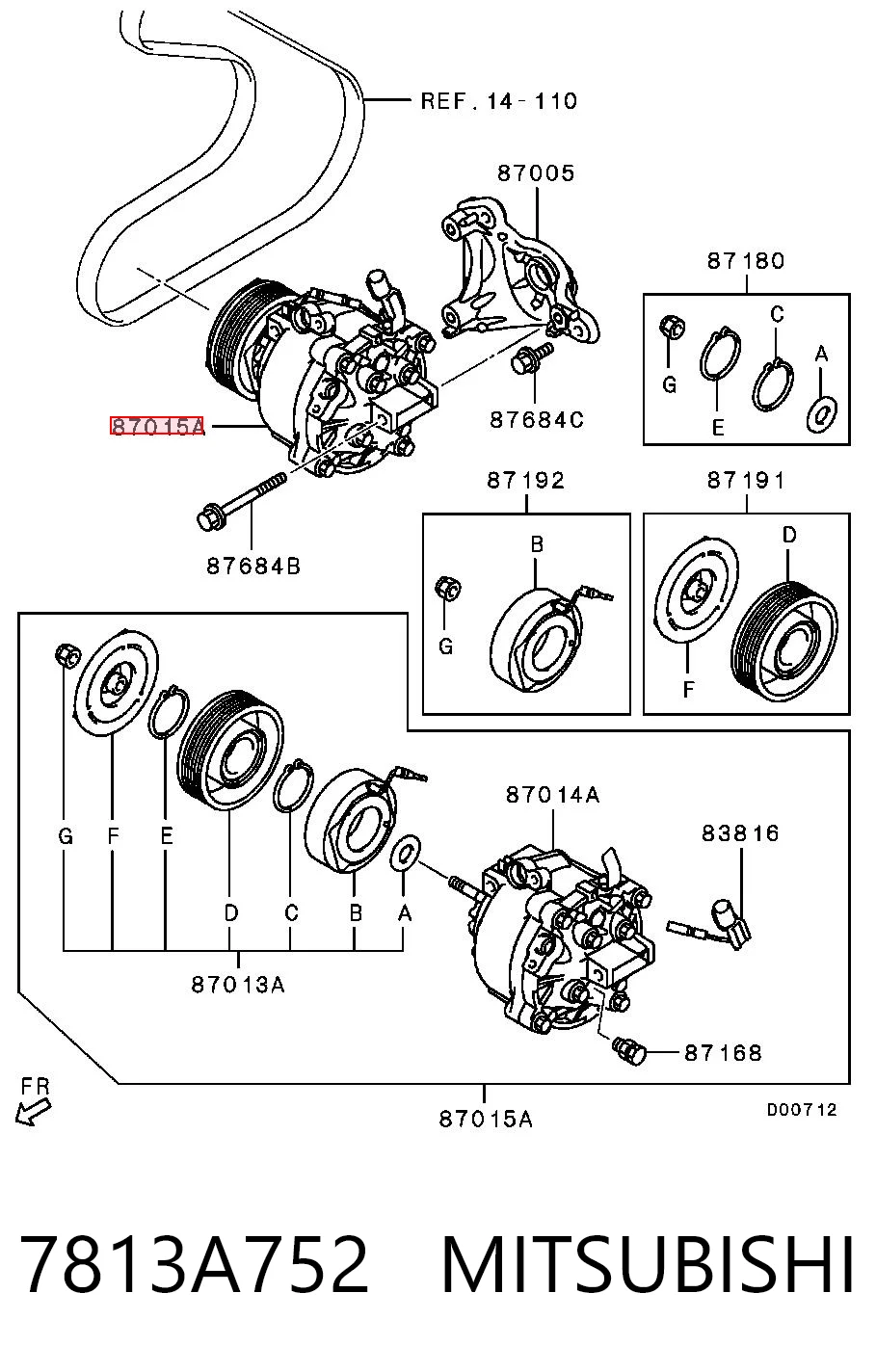 7813A752 Mitsubishi 