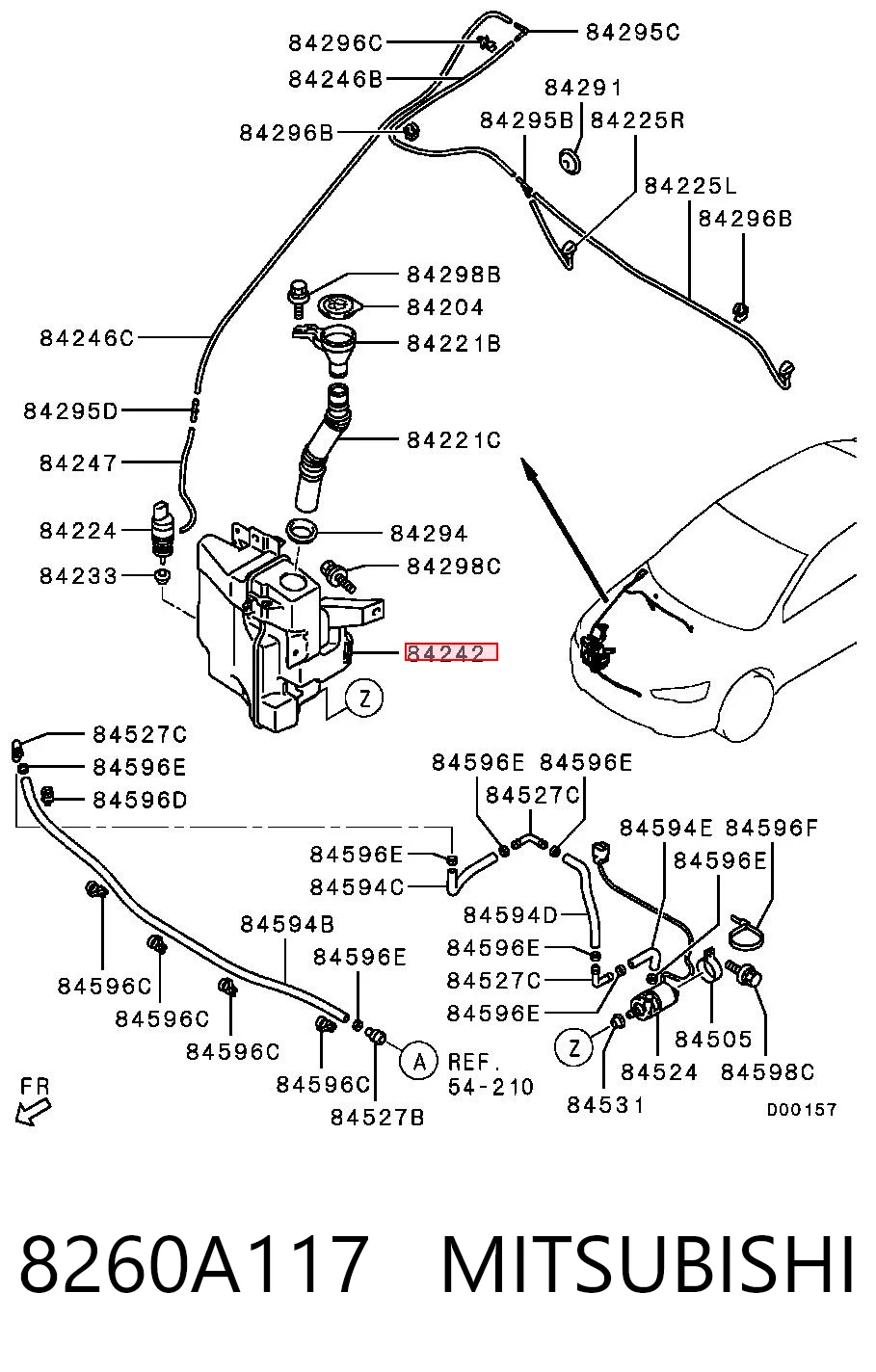 5234ZBS2 Polcar Бачок склоомивача