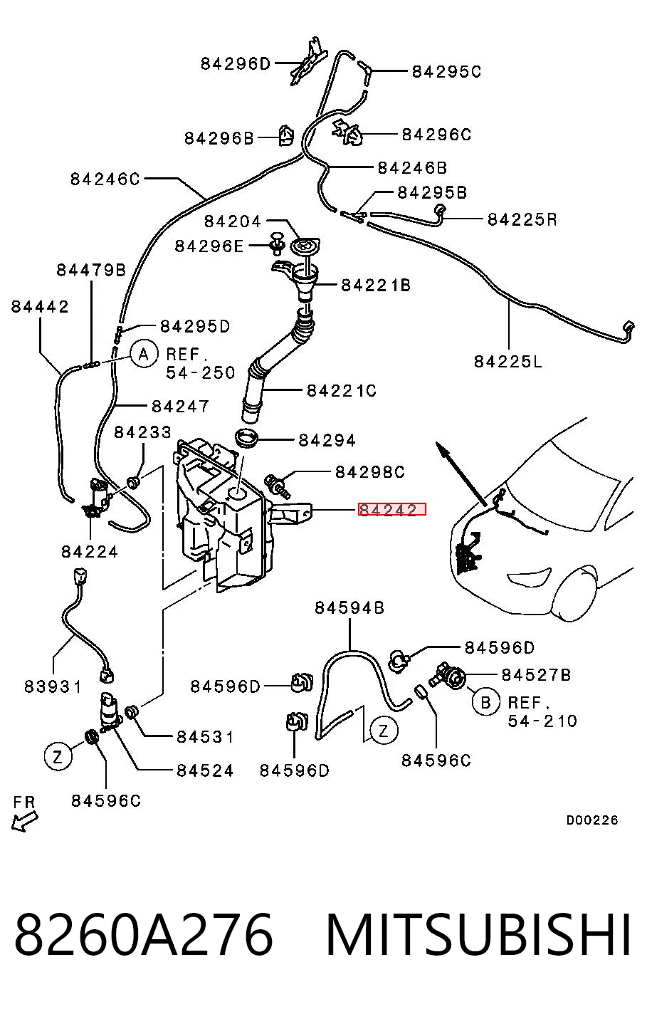 PMB55053 KLARKSONAS Бачок склоомивача