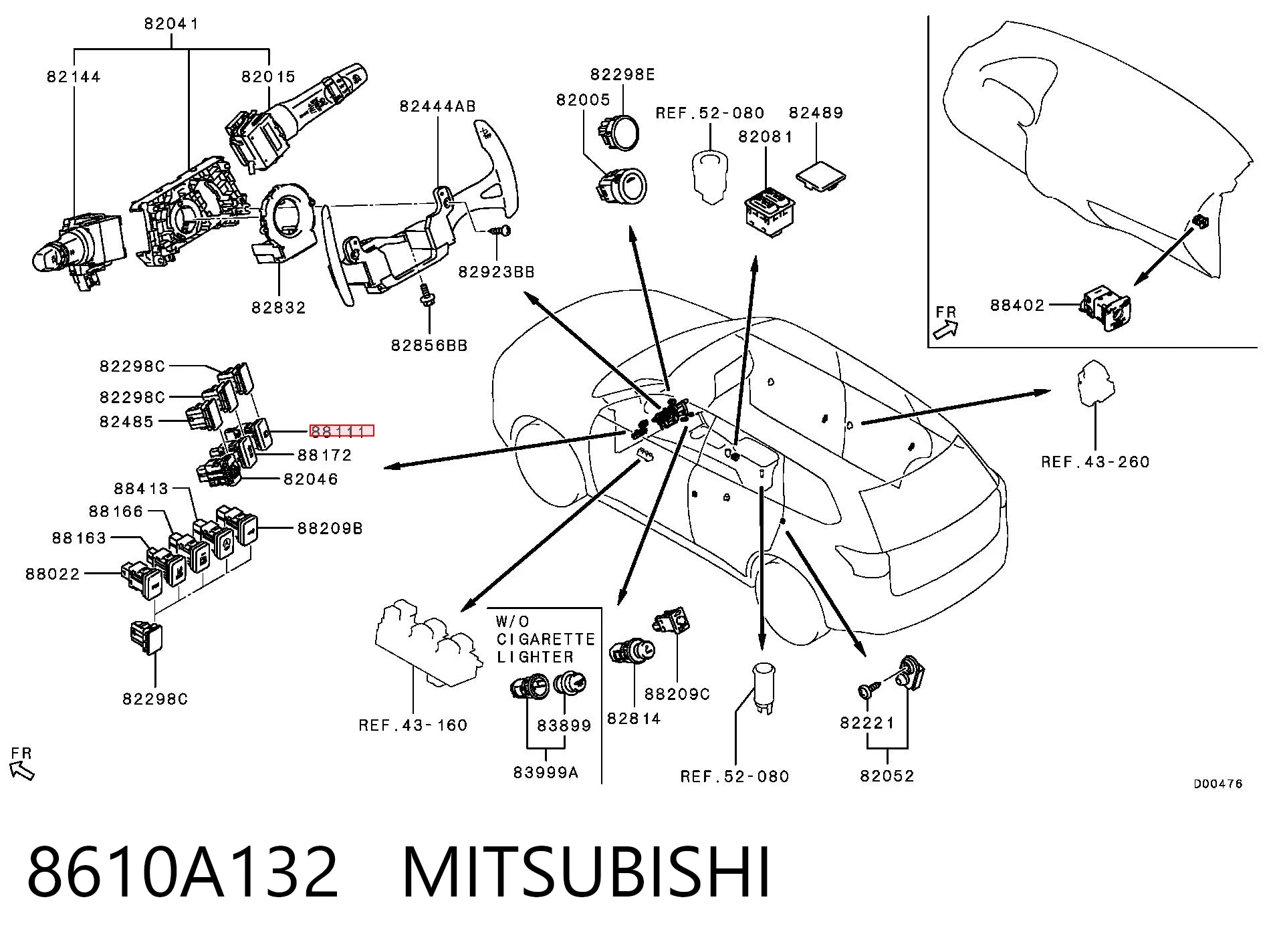 8610A132 Mitsubishi 