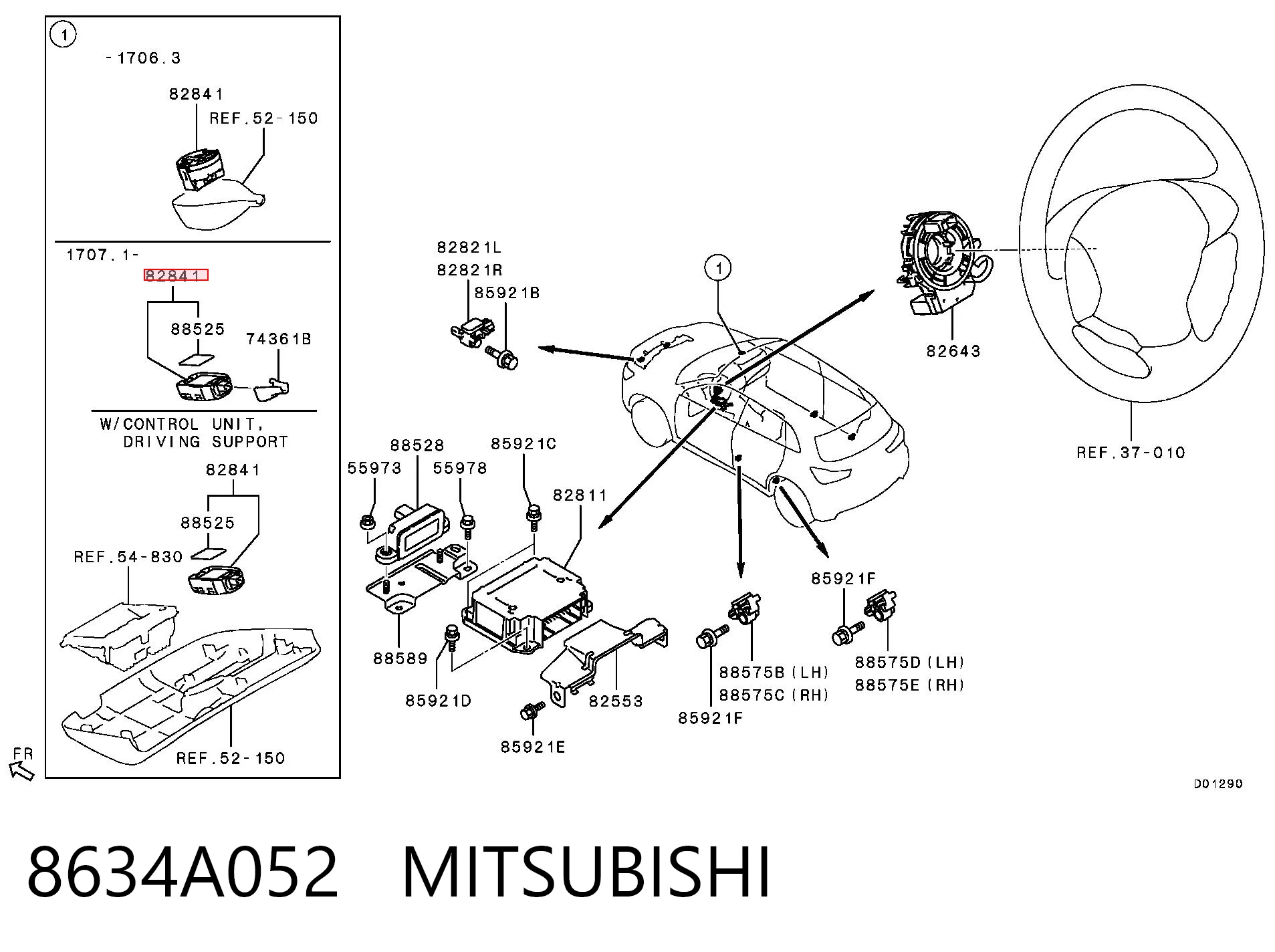 Датчик дощу на Mitsubishi Outlander II XL CWW