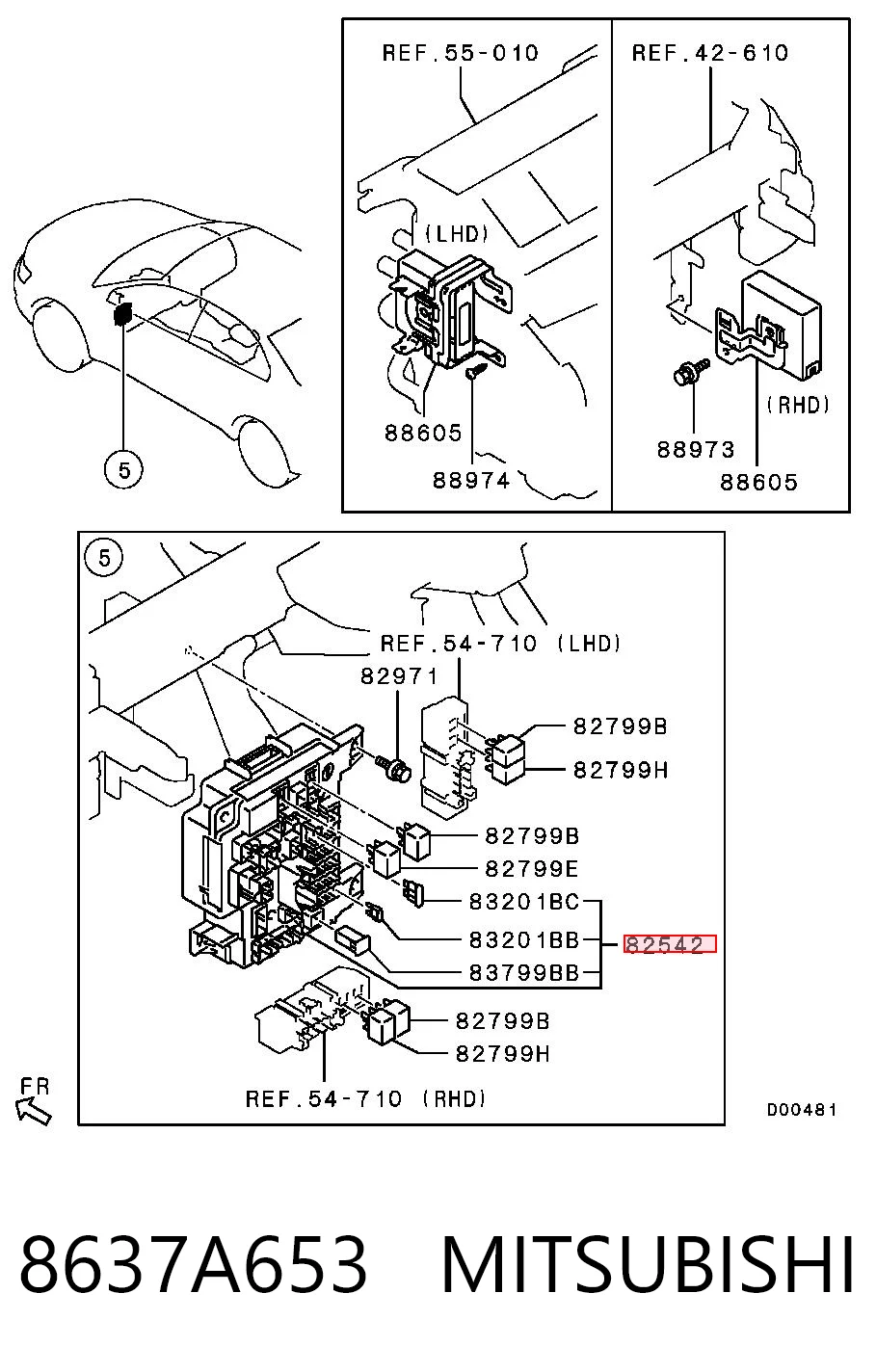 8637A653 Mitsubishi 