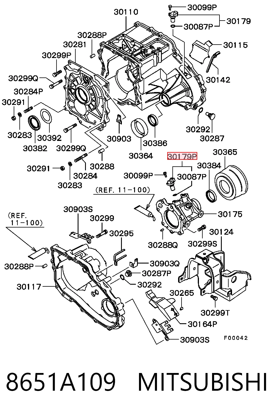 MD759164 Chrysler Датчик швидкості спідометра