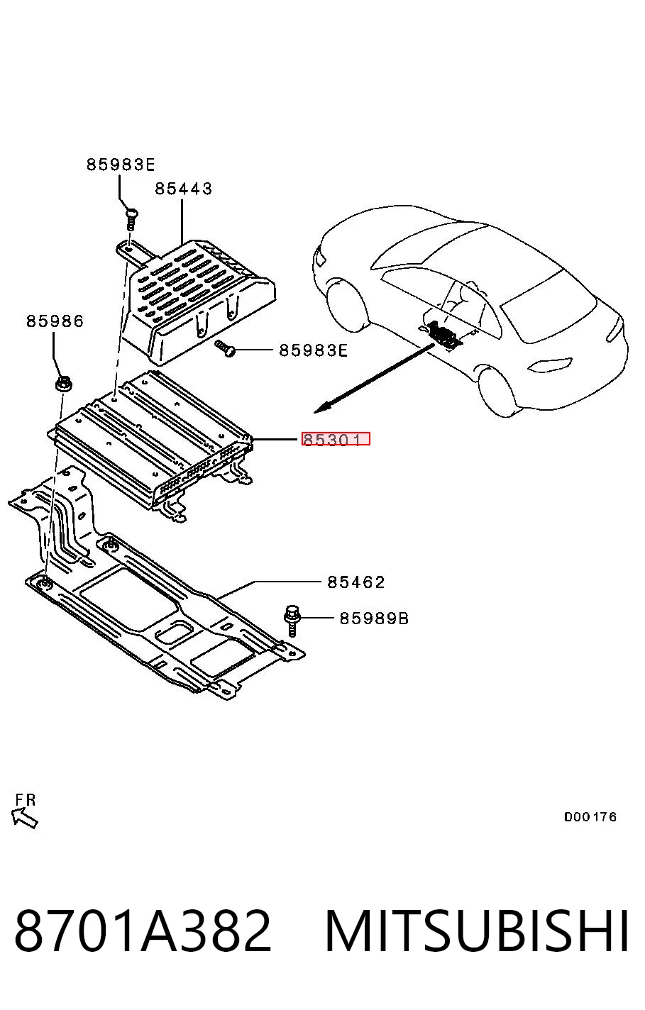 8701A230 Chrysler Підсилювач звуку аудіосистеми