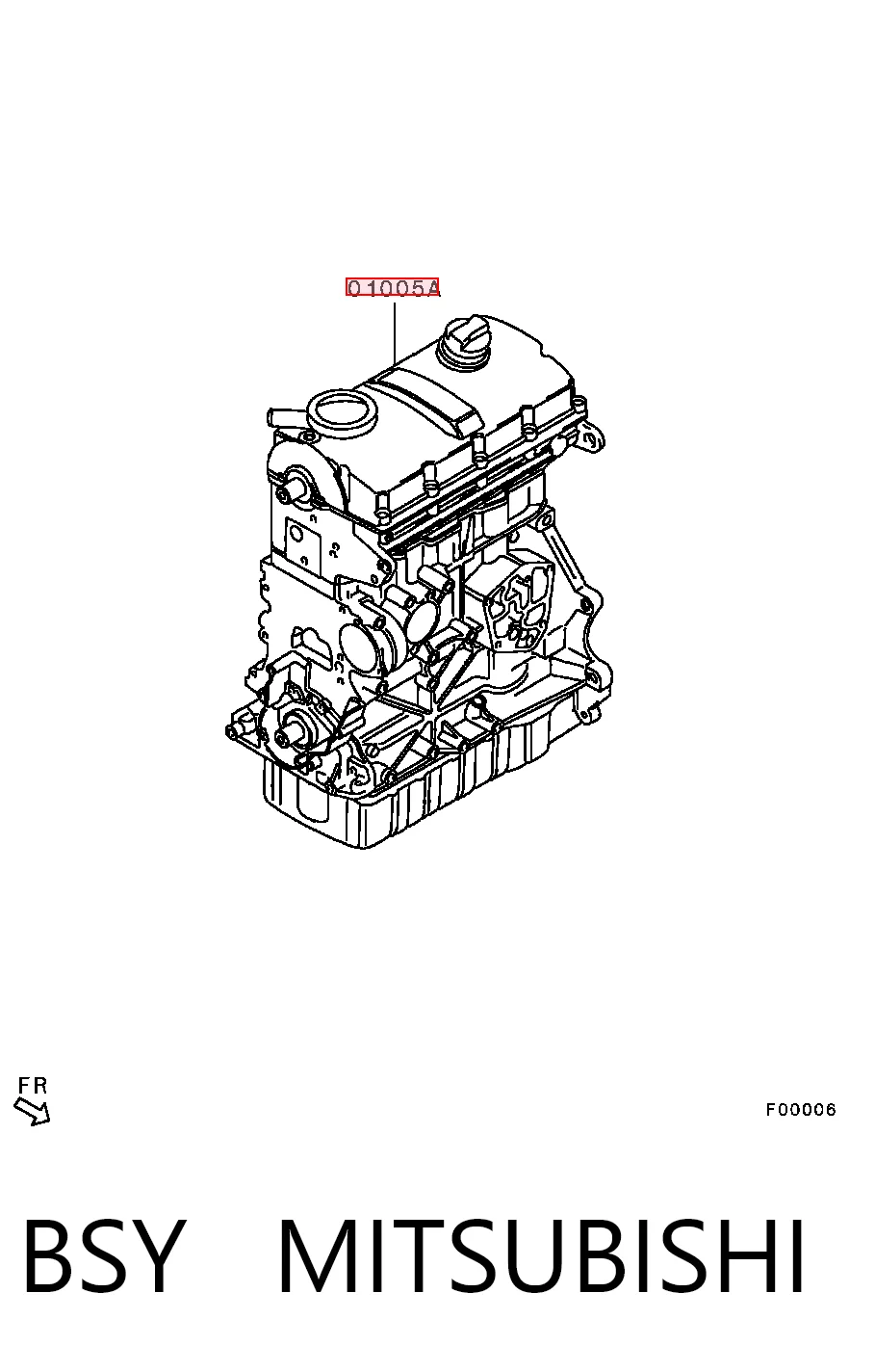 BSY Mitsubishi Мотор в зборі