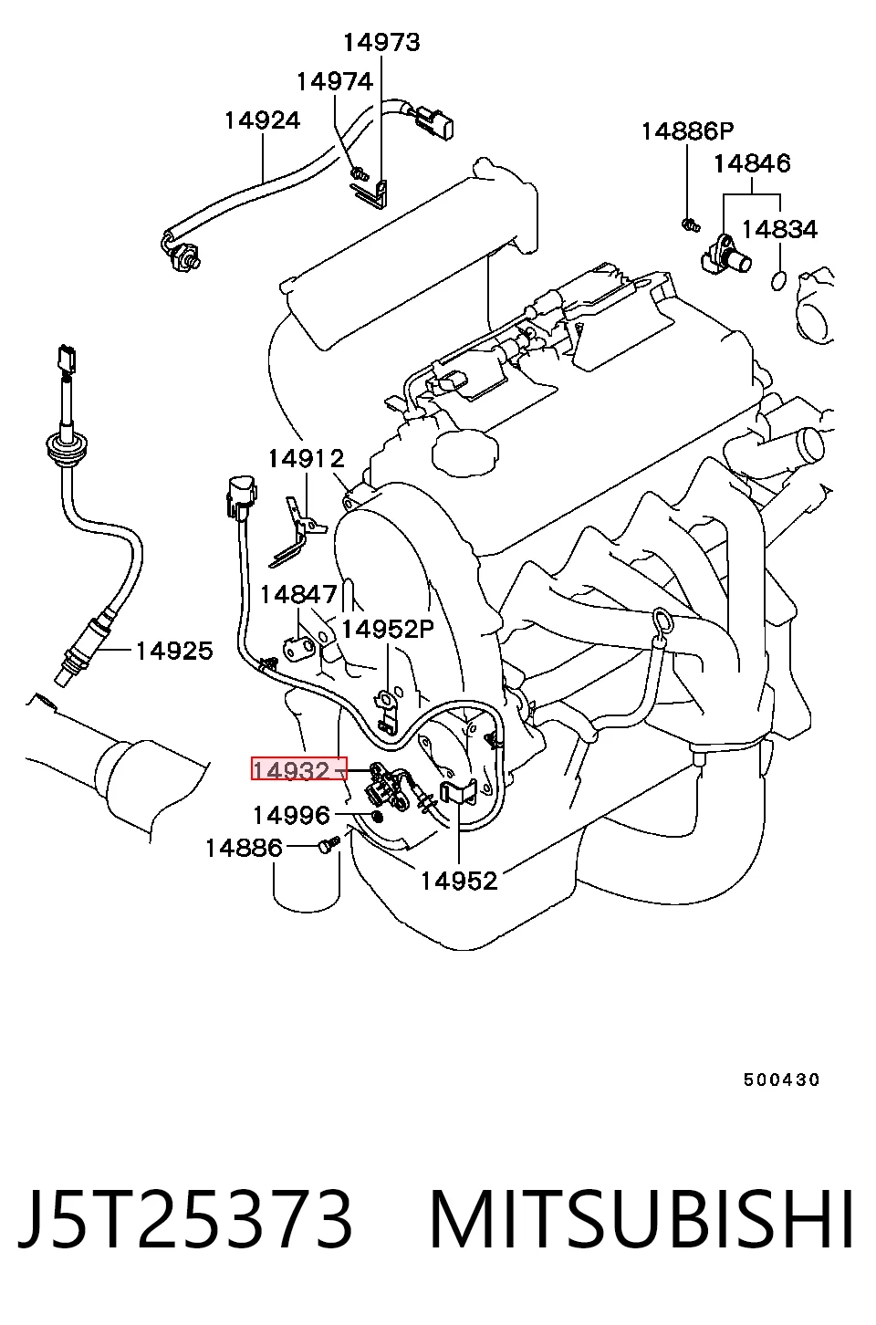 Датчик обертів колінвалу Mitsubishi Carisma хетчбек (DA) (1995 - 2003) ціна, від 21.31 USD
