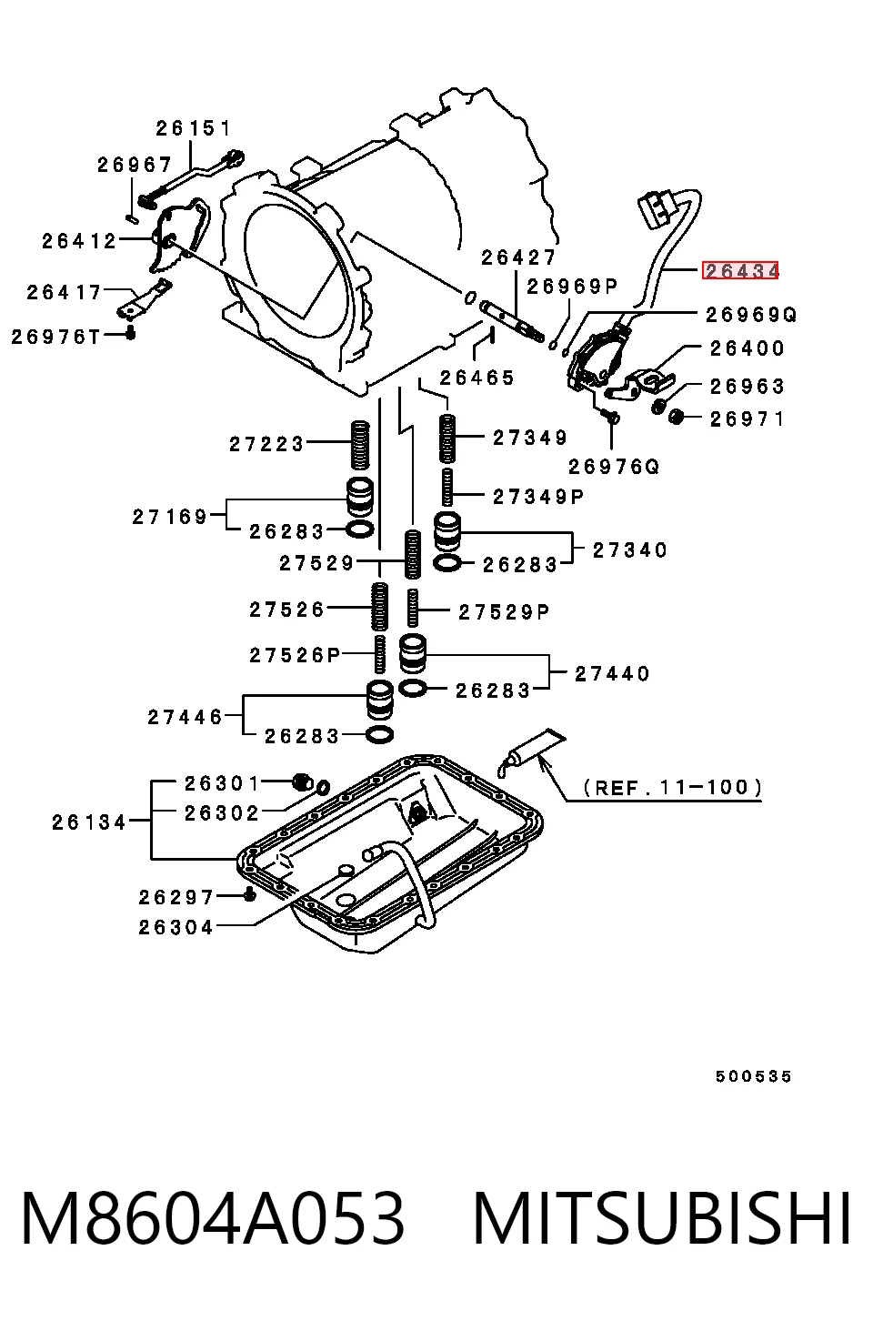 Датчик режимів роботи АКПП 3S919016 AND
