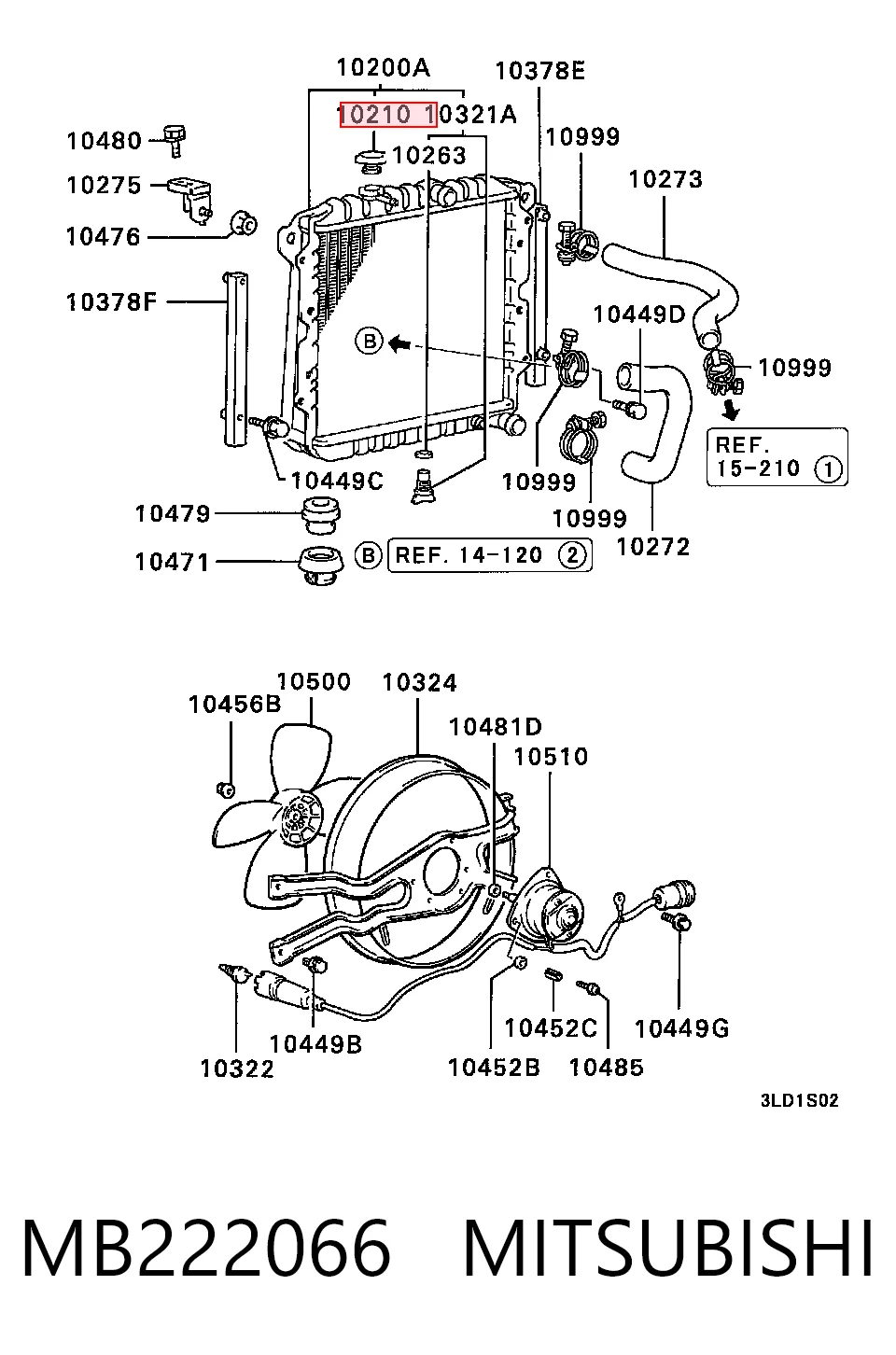 Пробка радіатора Ford XM348100CA