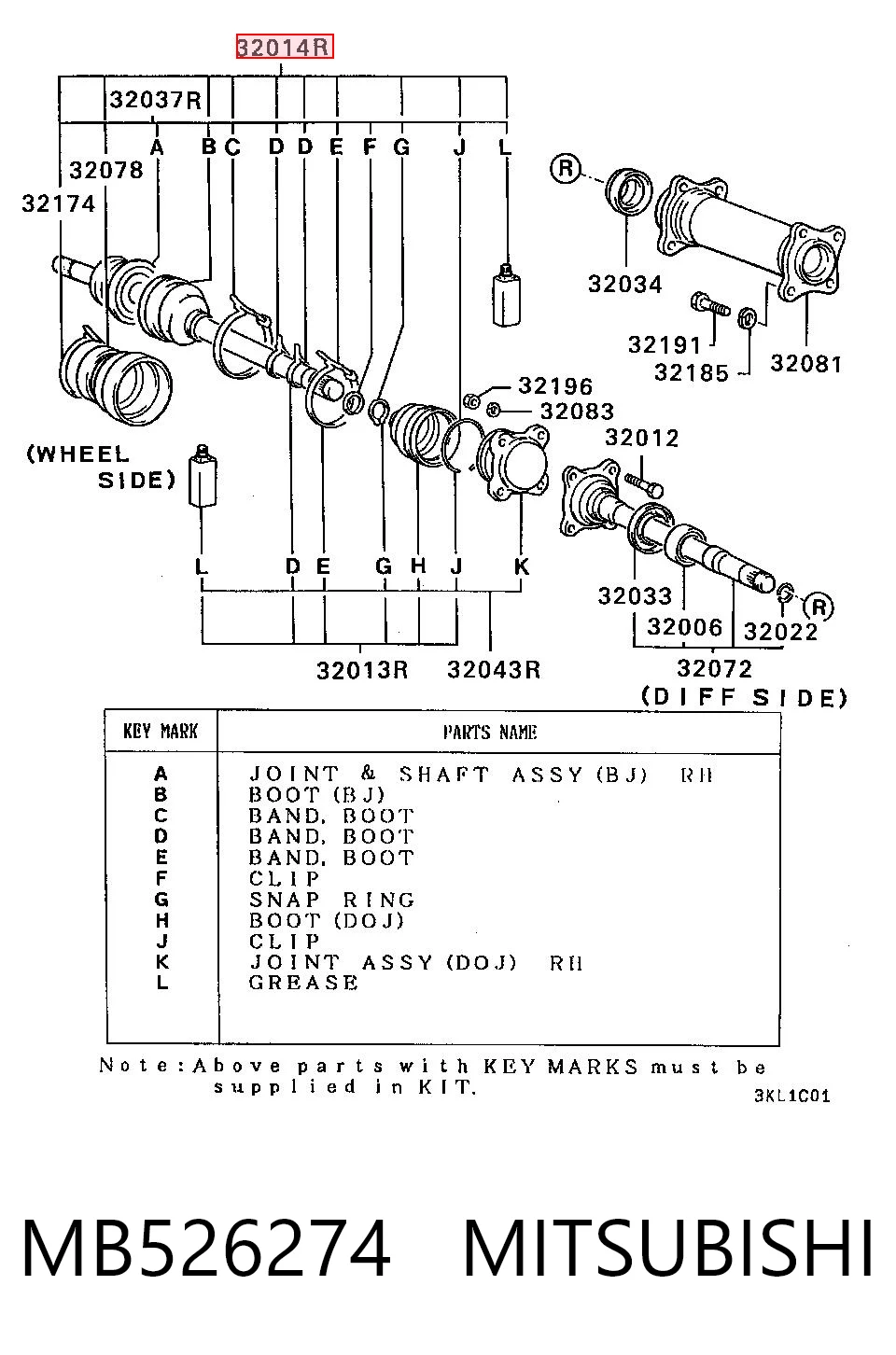 0025515 GKN-Spidan Пильник ШРУСа зовнішній, передній піввісі