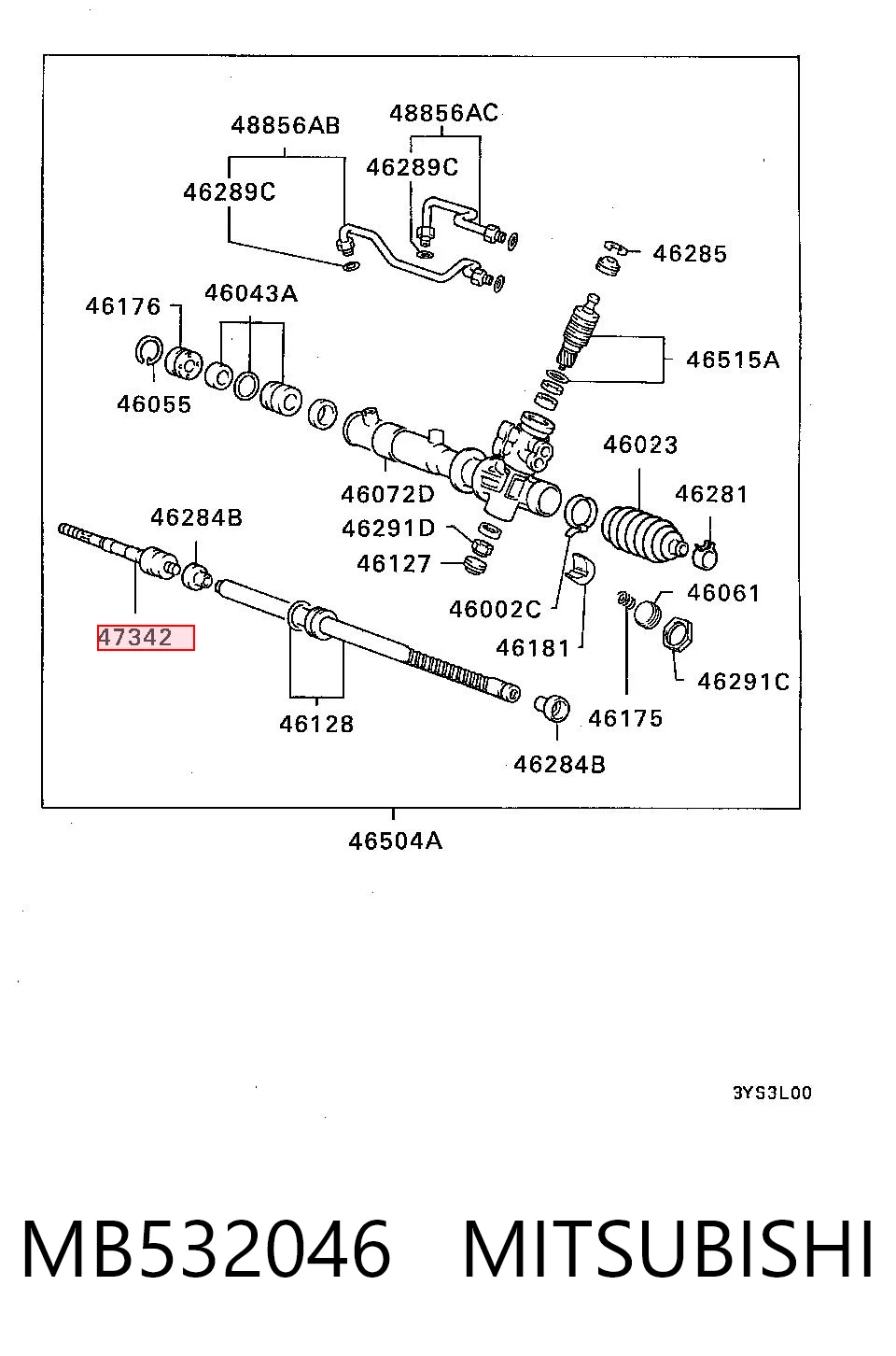 Купити I35002 555 Тяга рульова поздовжня