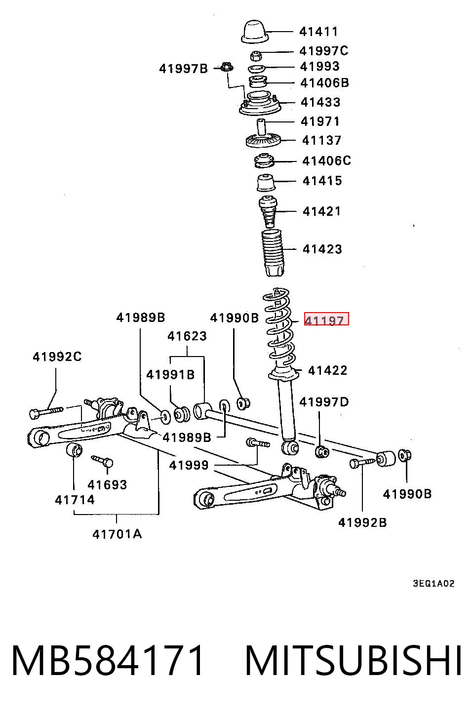 Купити CS36020 NIPPON MOTORS Задні пружини