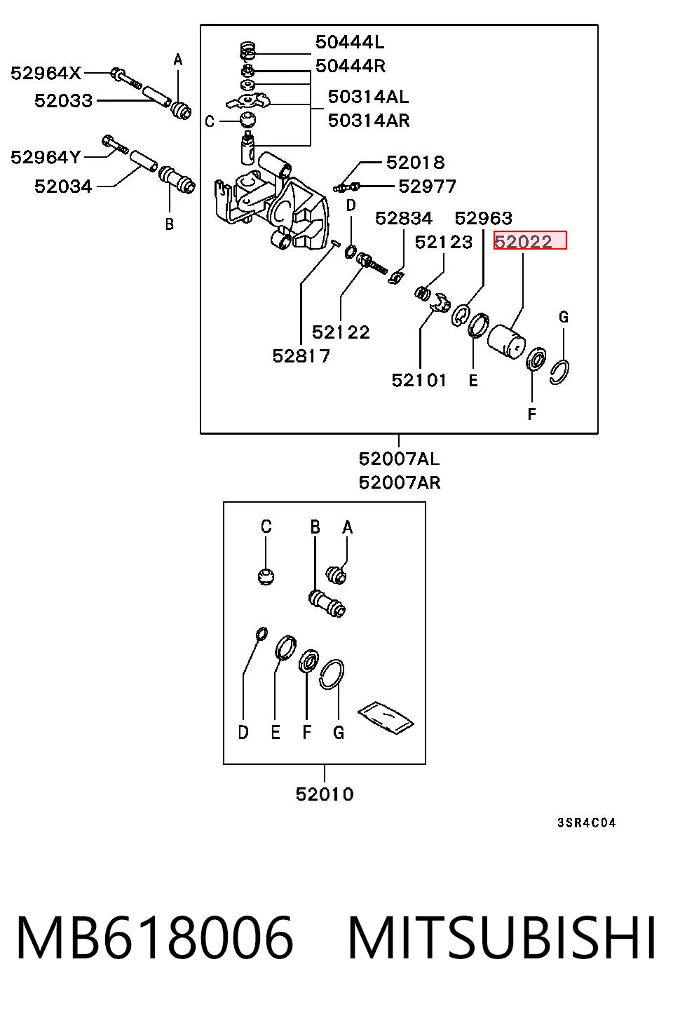 MB618006 Mitsubishi