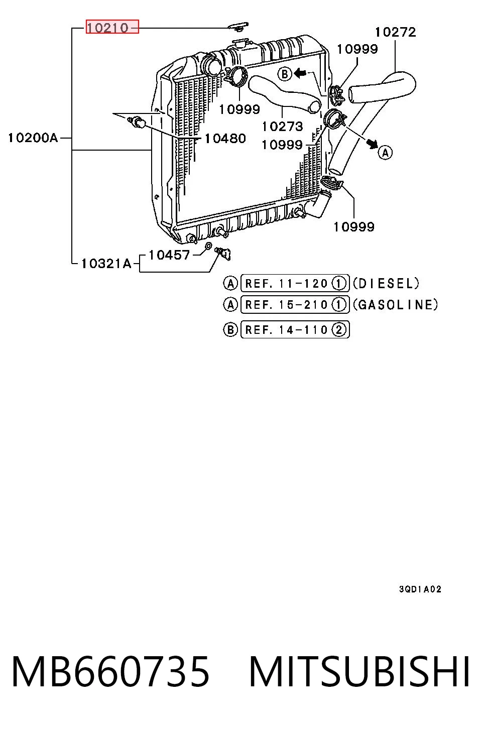 XM348100CA Ford Кришка / пробка радіатора