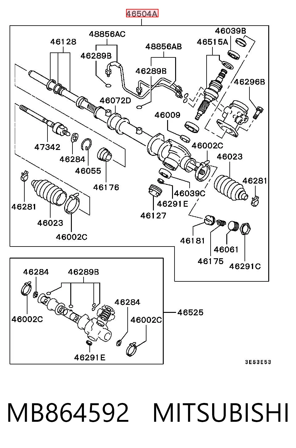 Рульова рейка SGA539L Polcar